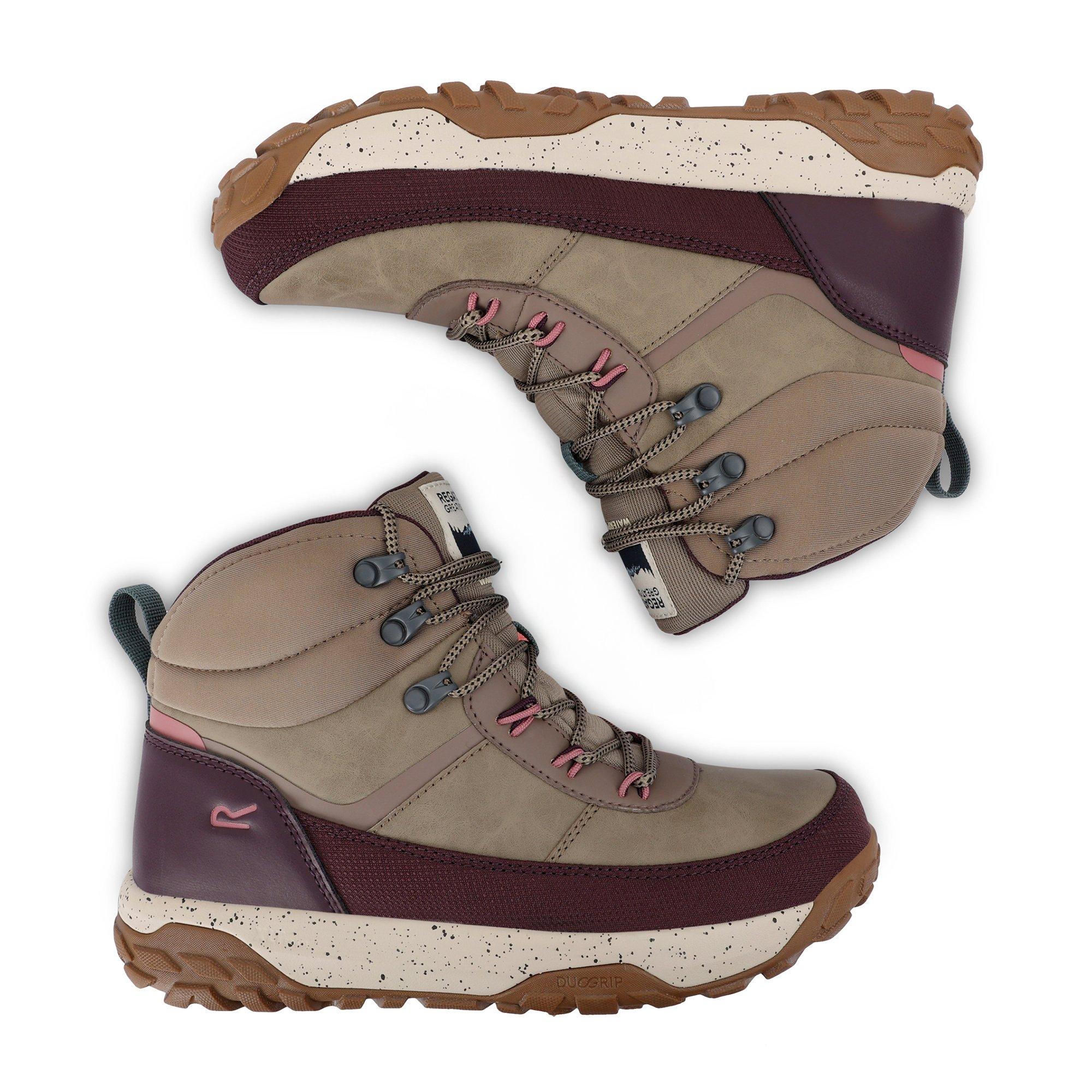 Fig Purple - Regatta - Women's Shayford ISOTEX Waterproof Synthetic Leather Waterproof Hiking Boots - 7