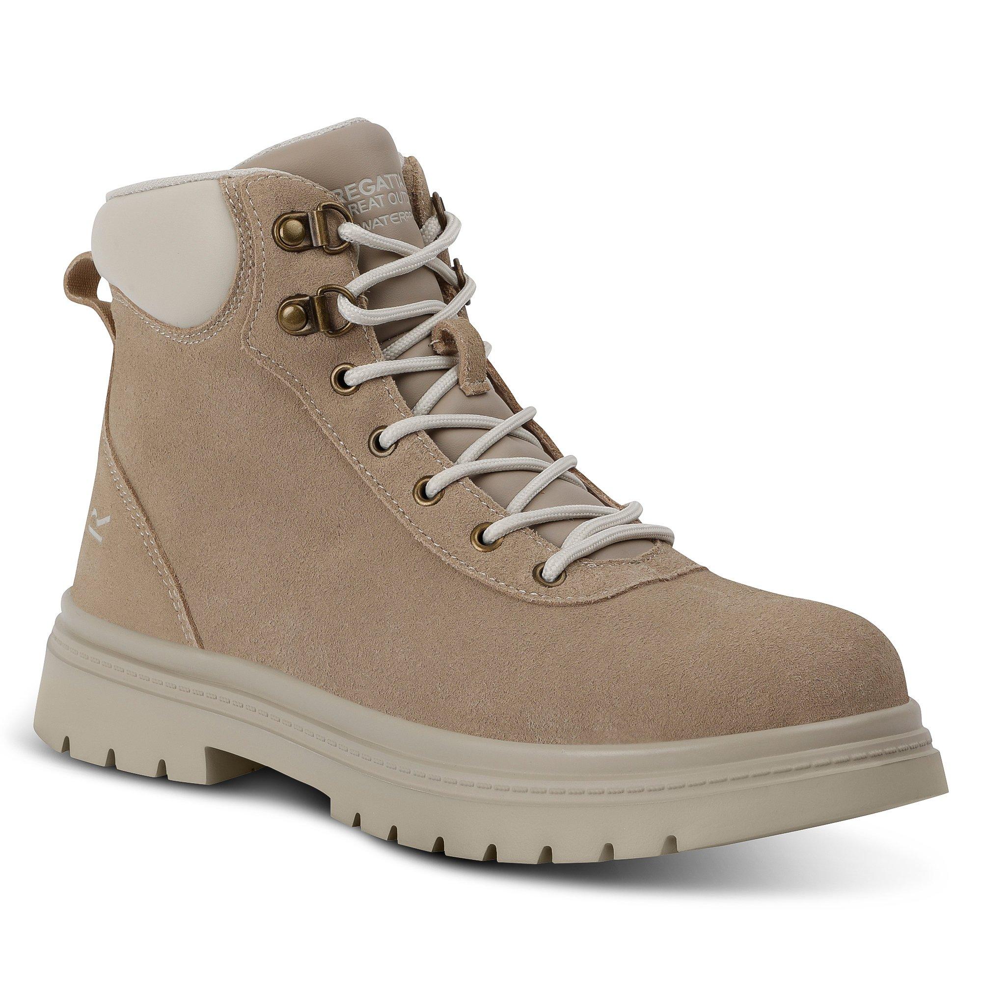 Taupe Beige - Regatta - Womens Whinton Waterproof Boots - 8