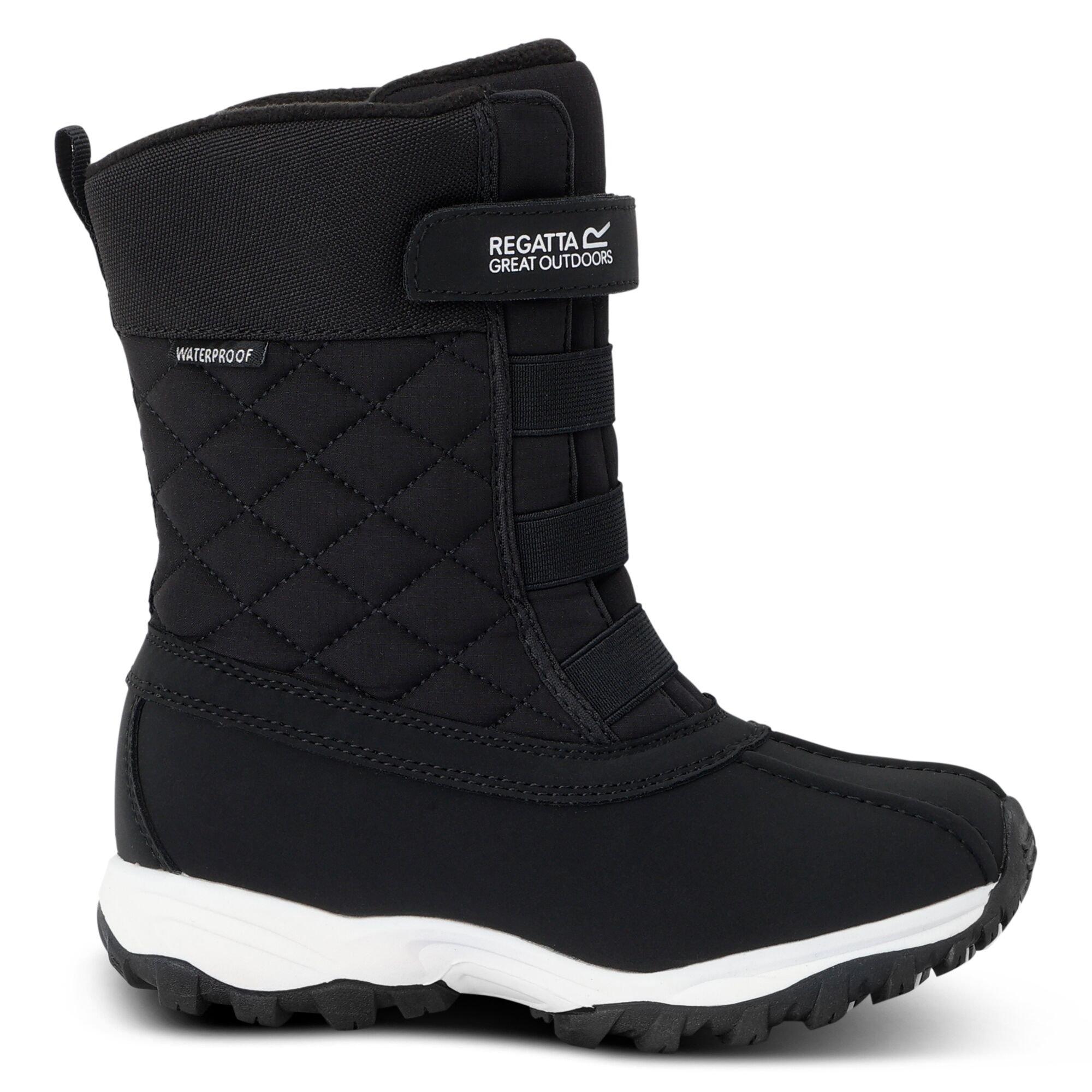 Black - Regatta - Unisex Kids' Moritz Snow Boots - 1