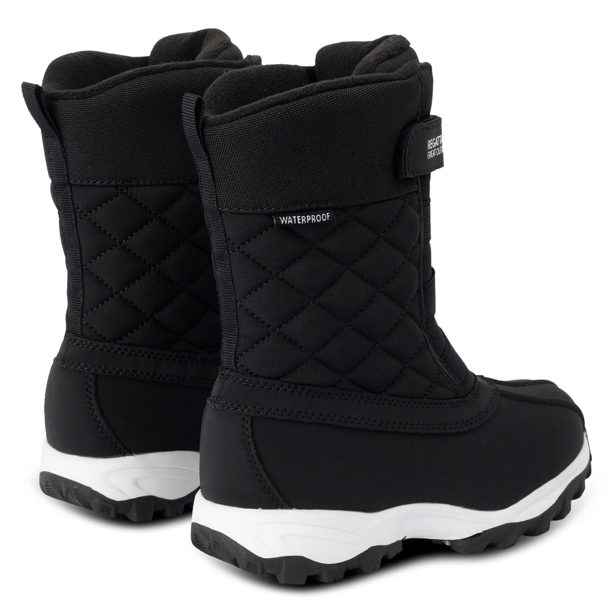 Black - Regatta - Unisex Kids' Moritz Snow Boots - 2