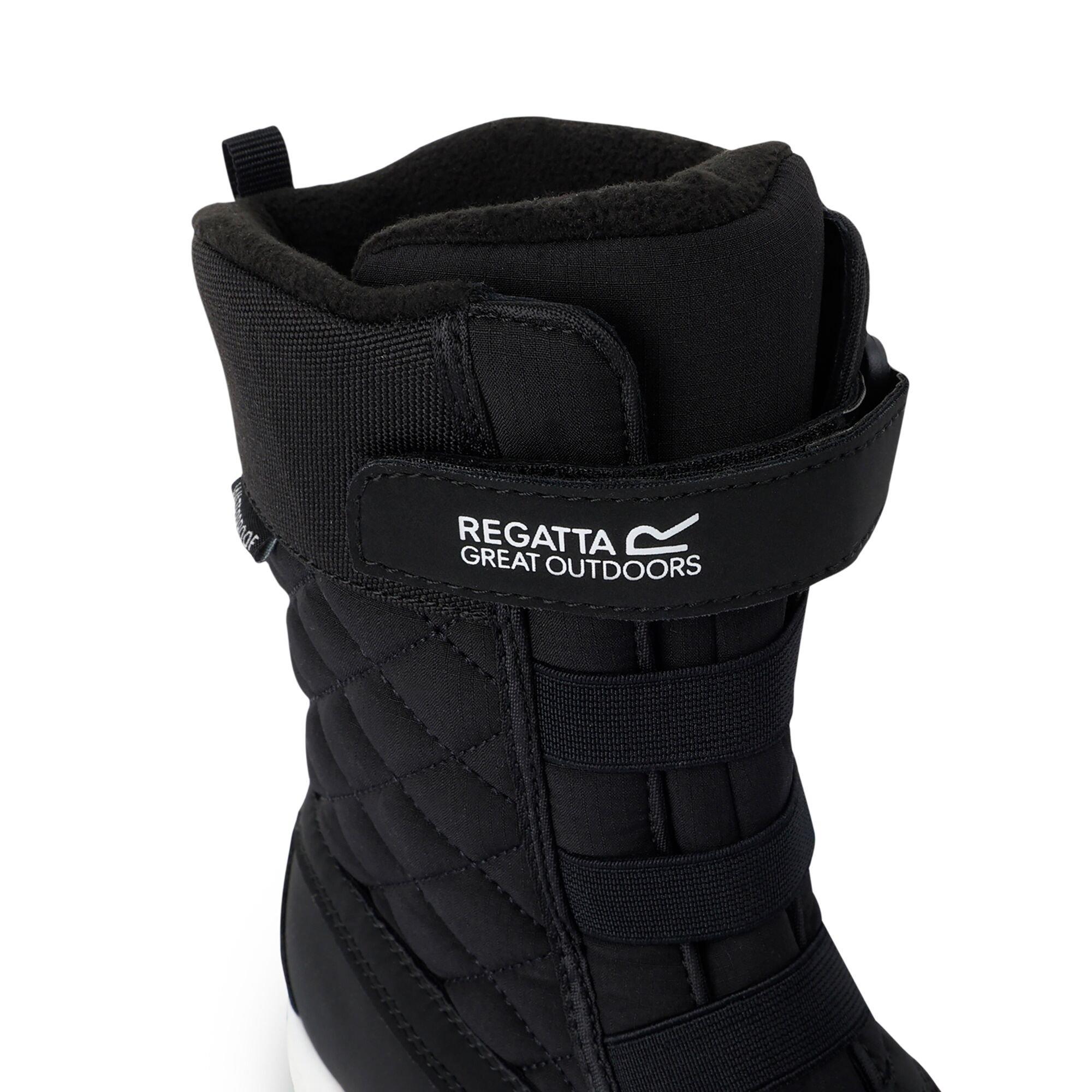 Black - Regatta - Unisex Kids' Moritz Snow Boots - 8