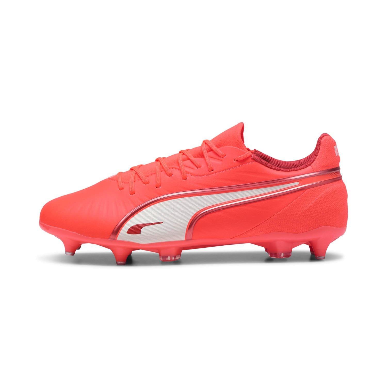 Red - Puma - Puma King Match Soft Ground Football Boots Mens