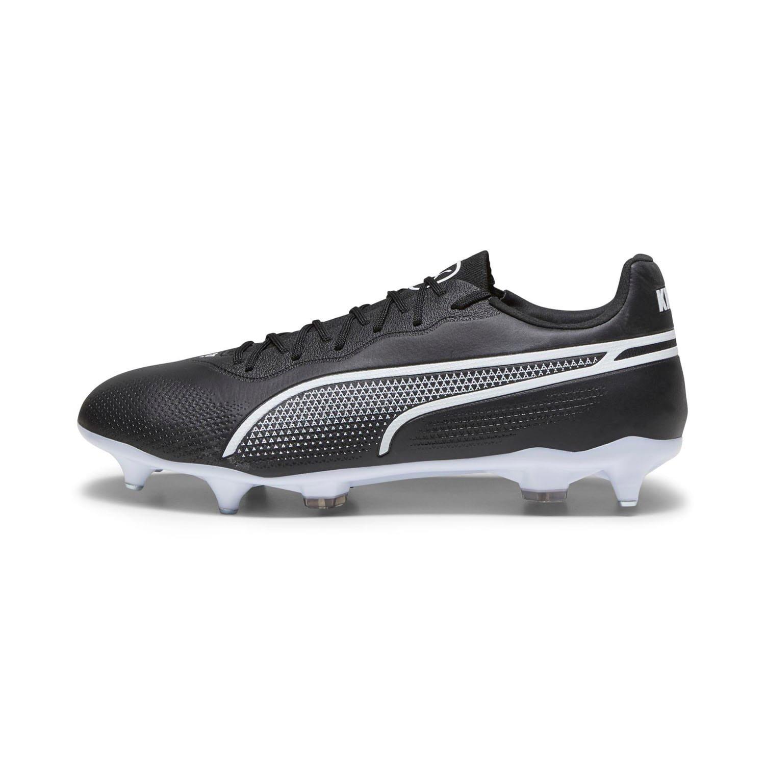 Black-White - Puma - Puma King Pro Soft Ground Football Boots Mens - 2