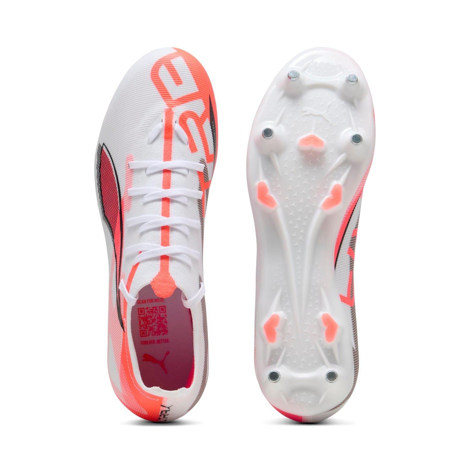 White - Puma - PUMA Ultra 5 Match Soft Ground Football Boots Mens - 4