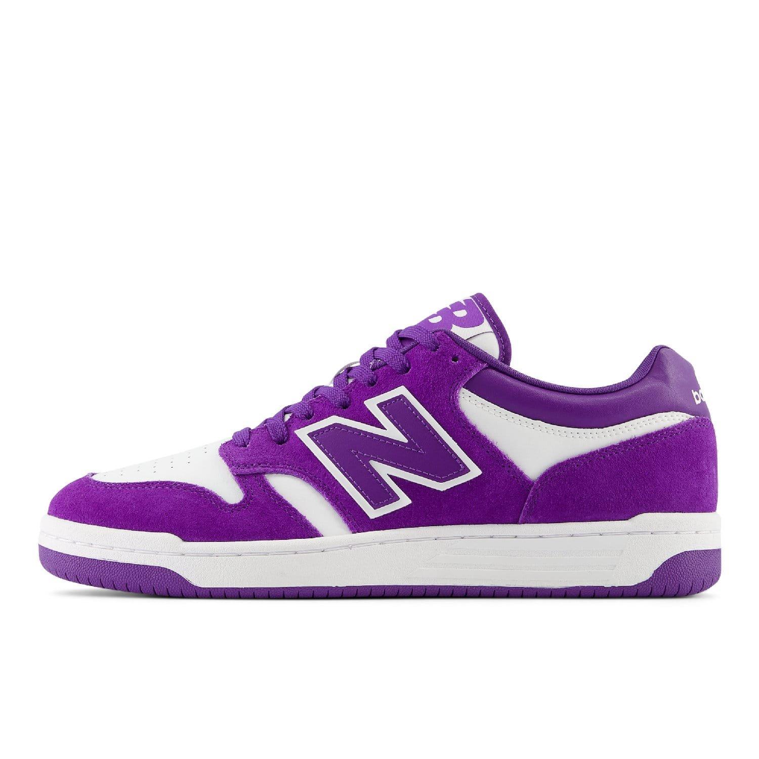 Weiß Lila - New Balance - 480 Trainers - 3