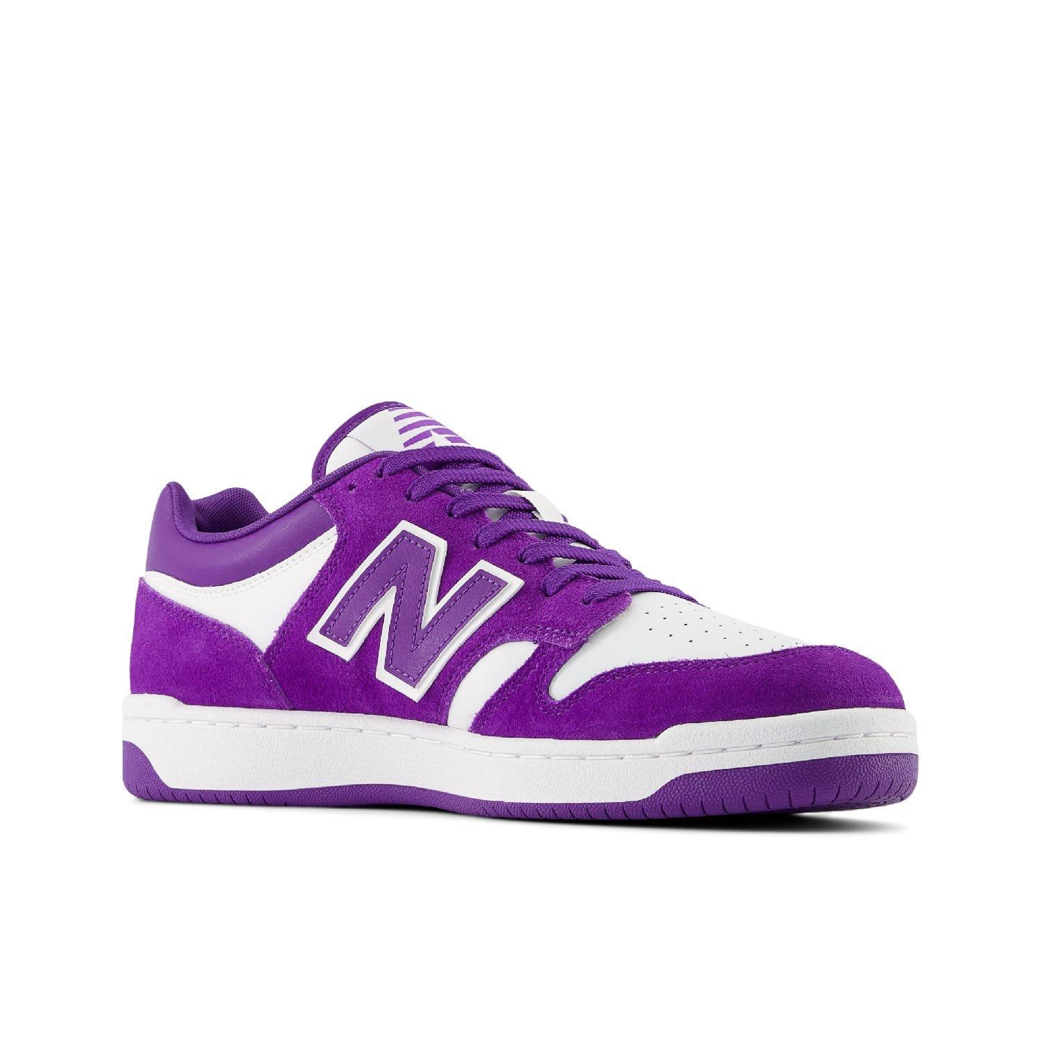 Weiß Lila - New Balance - 480 Trainers - 5