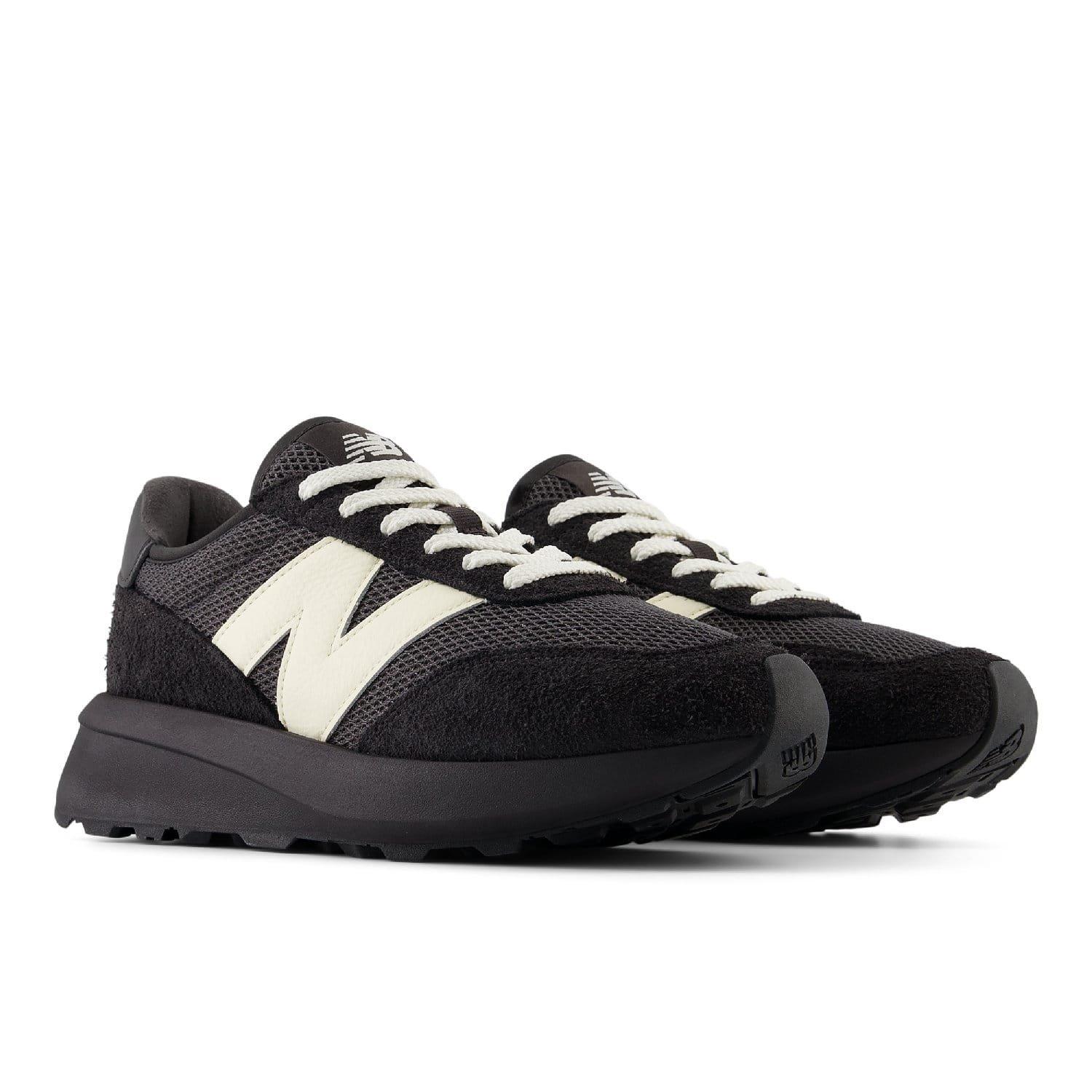 Black-White - New Balance - 370 Trainers - 5