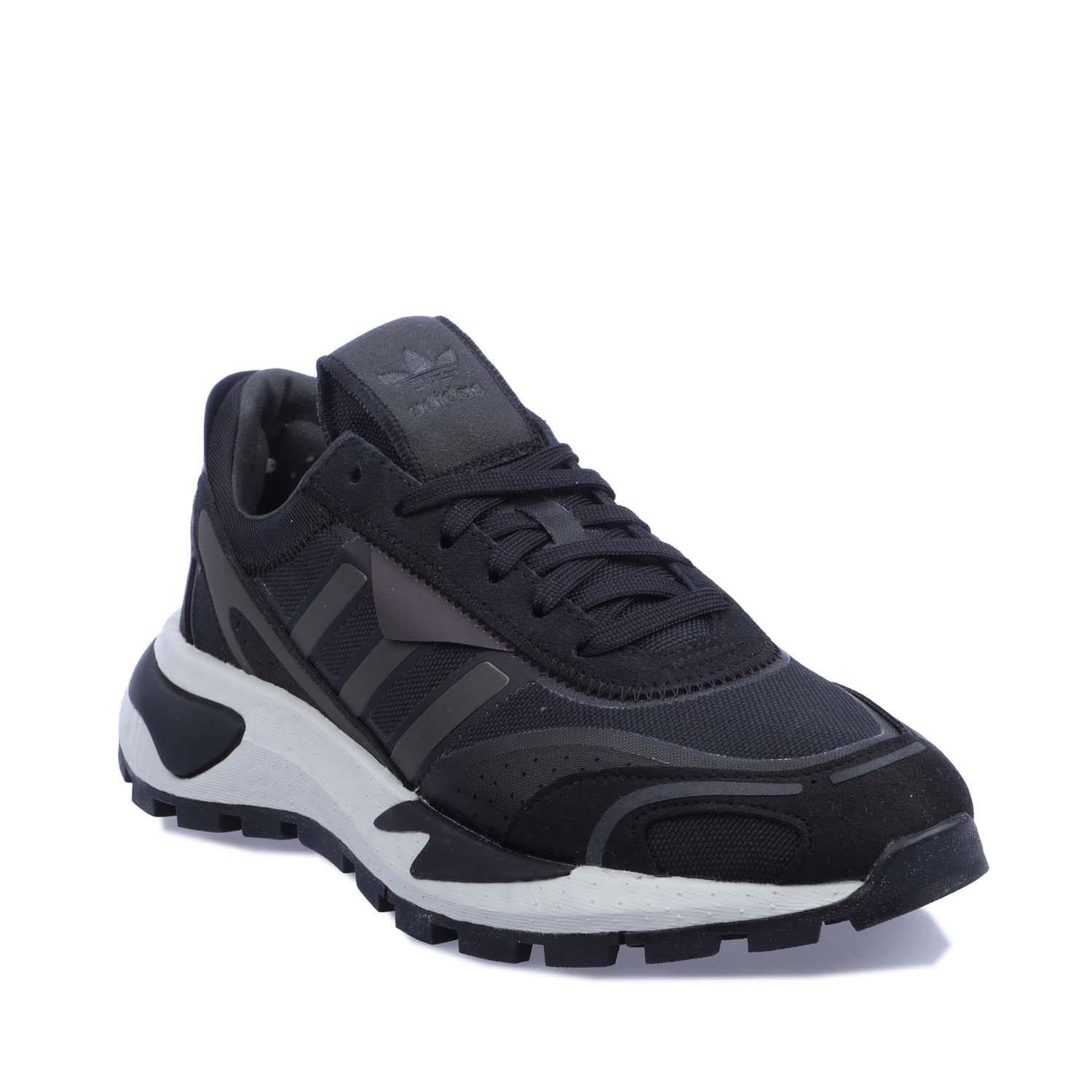 Peach - adidas Originals - Retropy P9 Trainers - 2