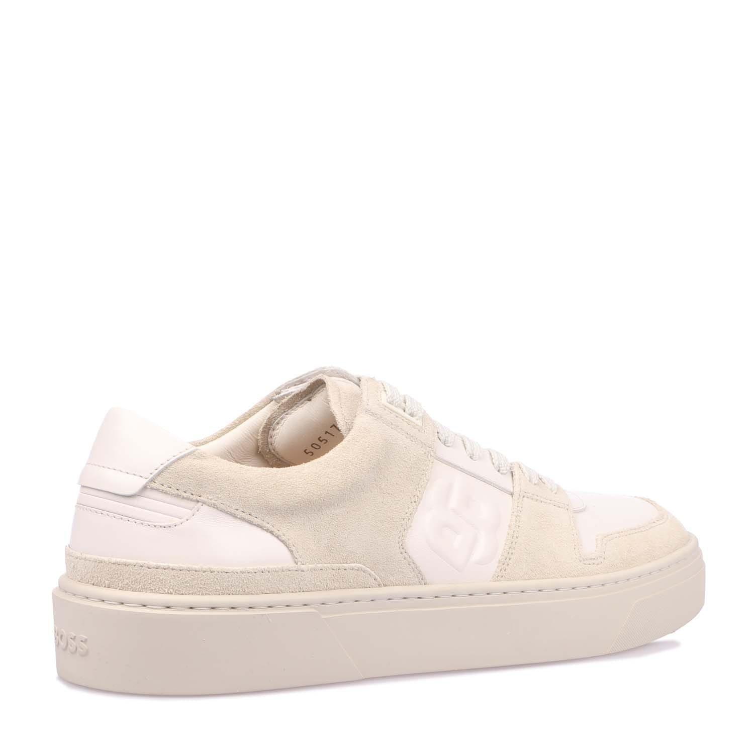 White - Boss - Gary Tennis Trainers - 3