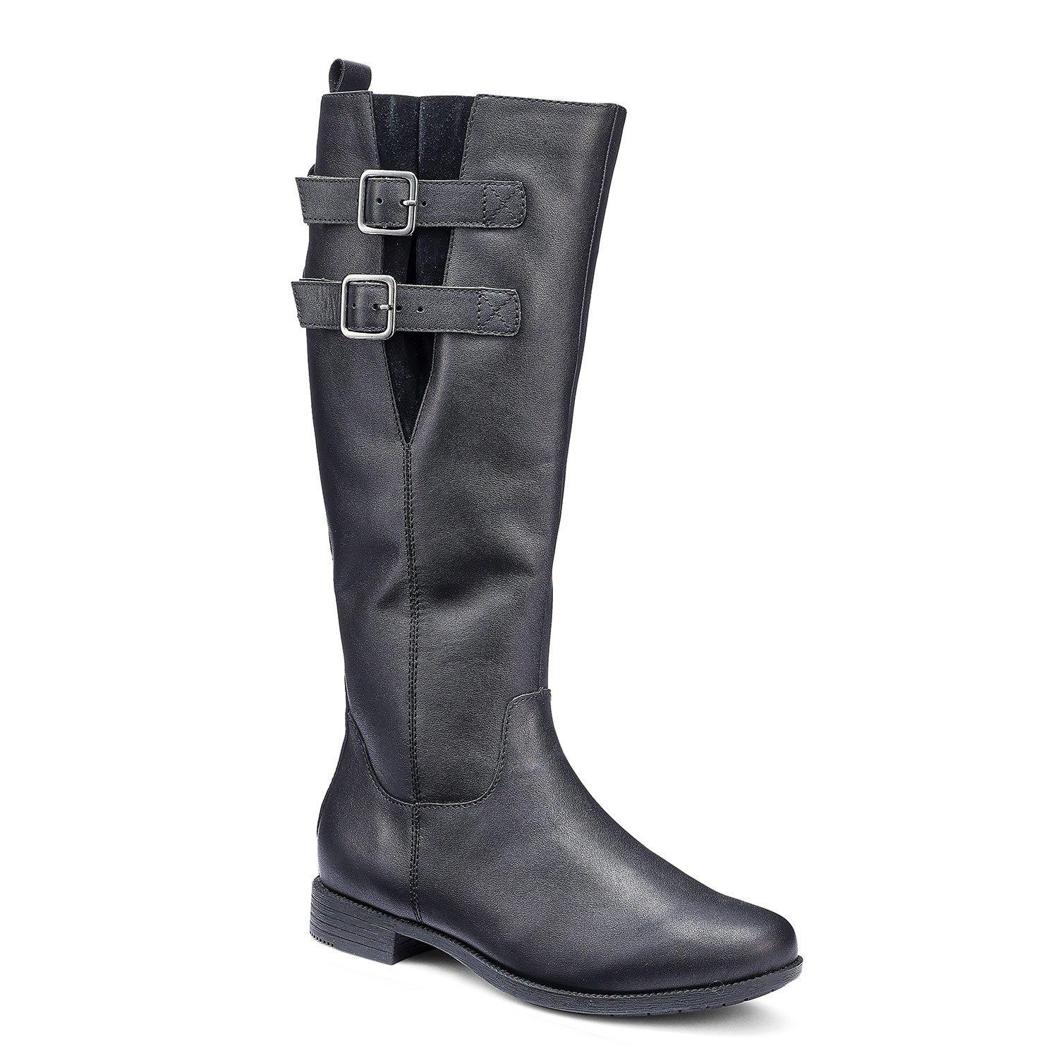 Black - Hotter - Bamburgh Tall Wide Fit Boots - 2