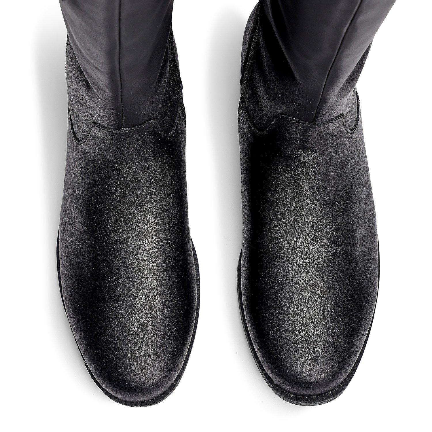 Black - Hotter - Bamburgh Tall Wide Fit Boots - 3