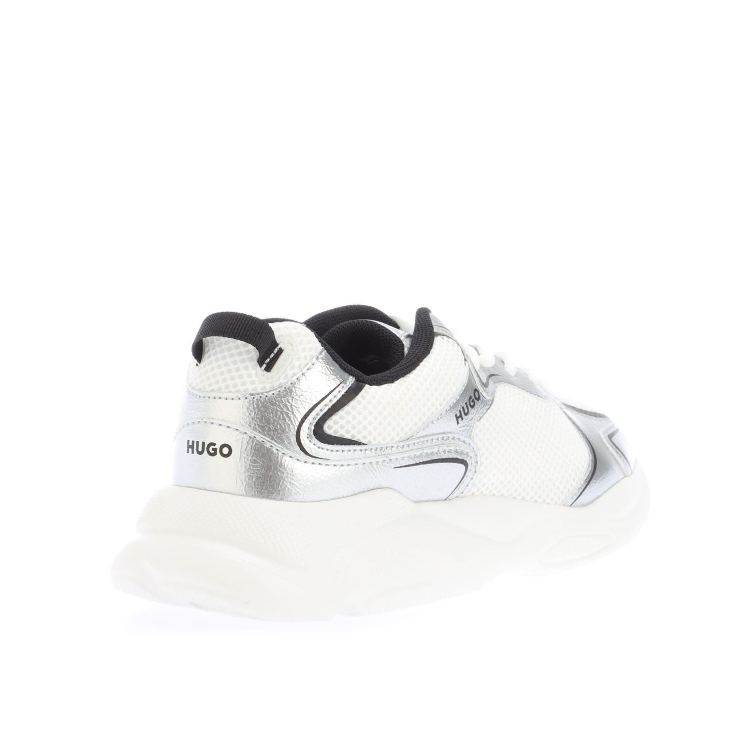 White - Hugo - Leon Tennis Trainers - 3