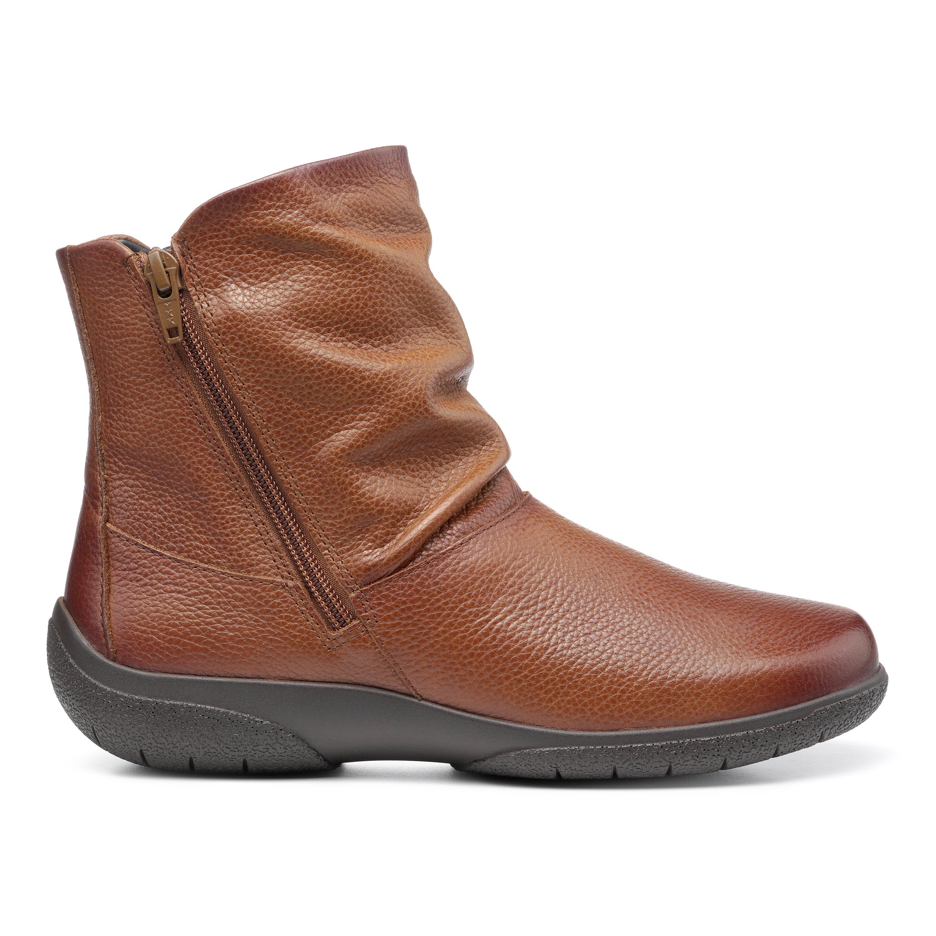 Hotter Women's Whisper Wide Ankle Boots - Tan - 5.5 (38.5)