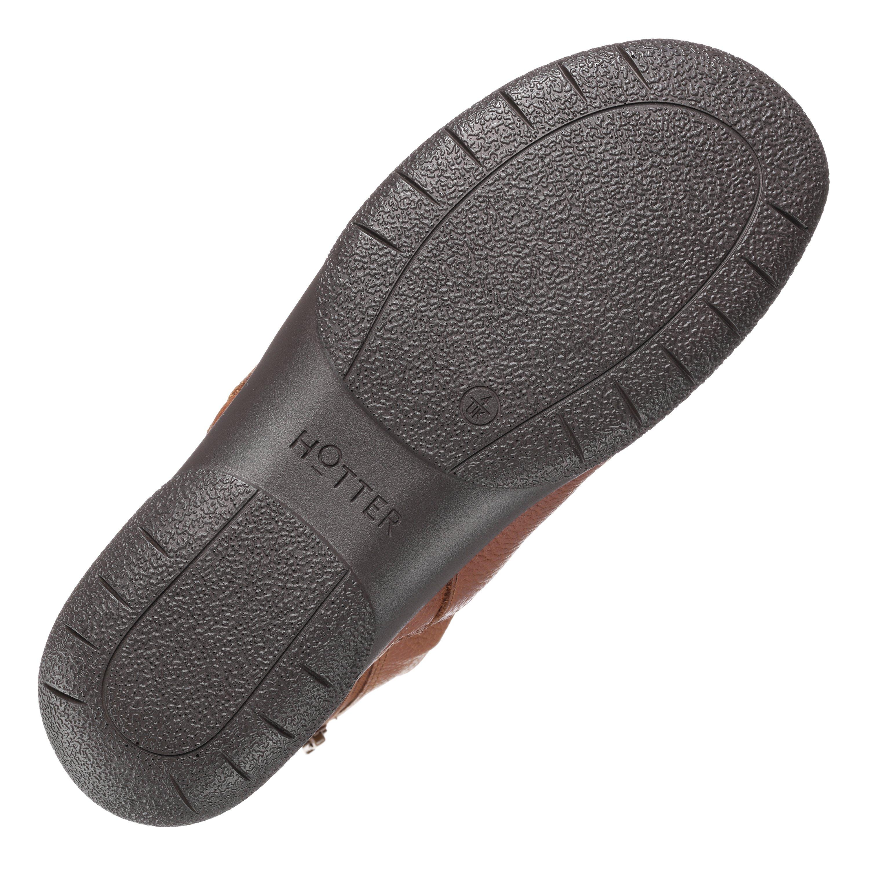 Tan - Hotter - Whisper Ankle Boots Wide Fit - 5