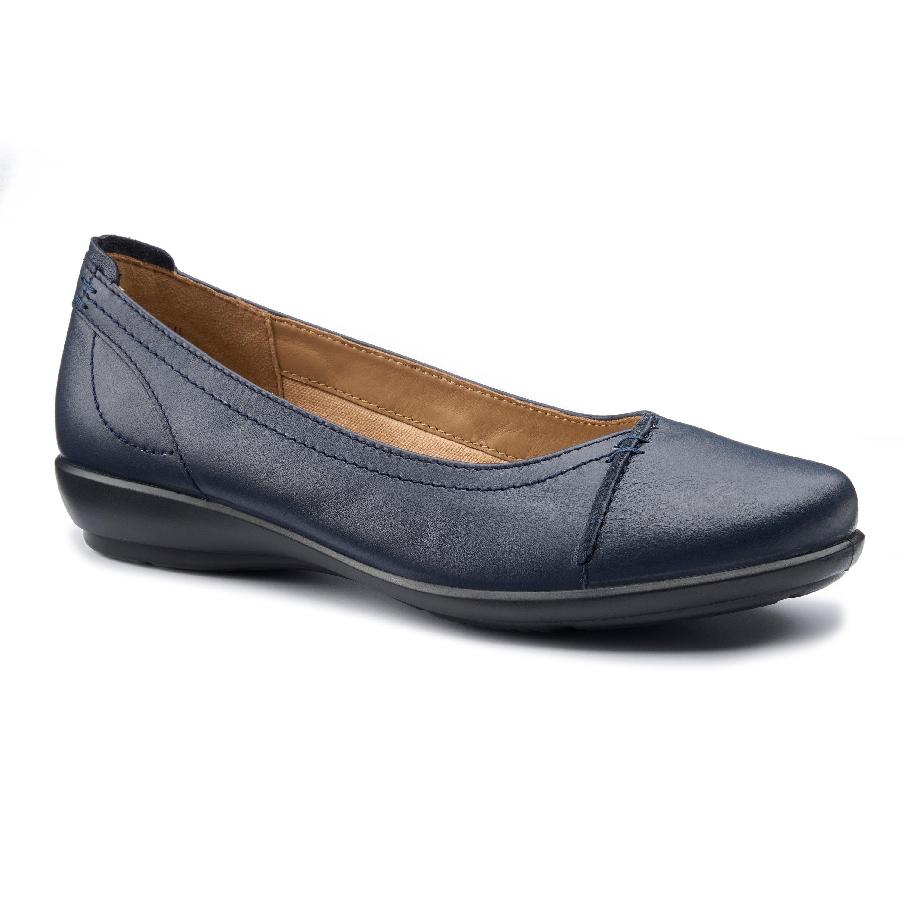 Denim Navy - Hotter - Robyn II Ballerina Pumps Standard Fit - 2