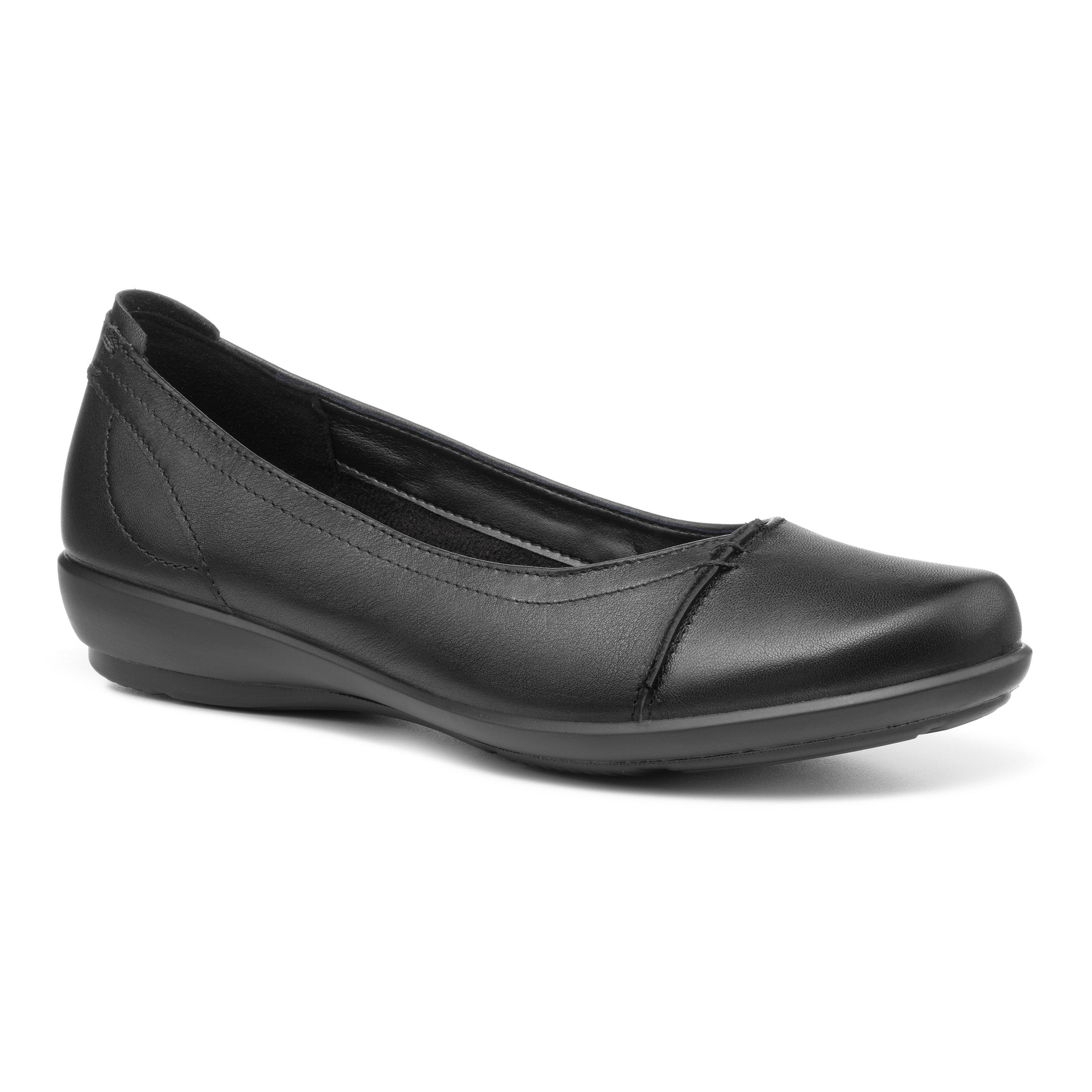Black - Hotter - Robyn II Ballerina Pumps Wide Fit - 2