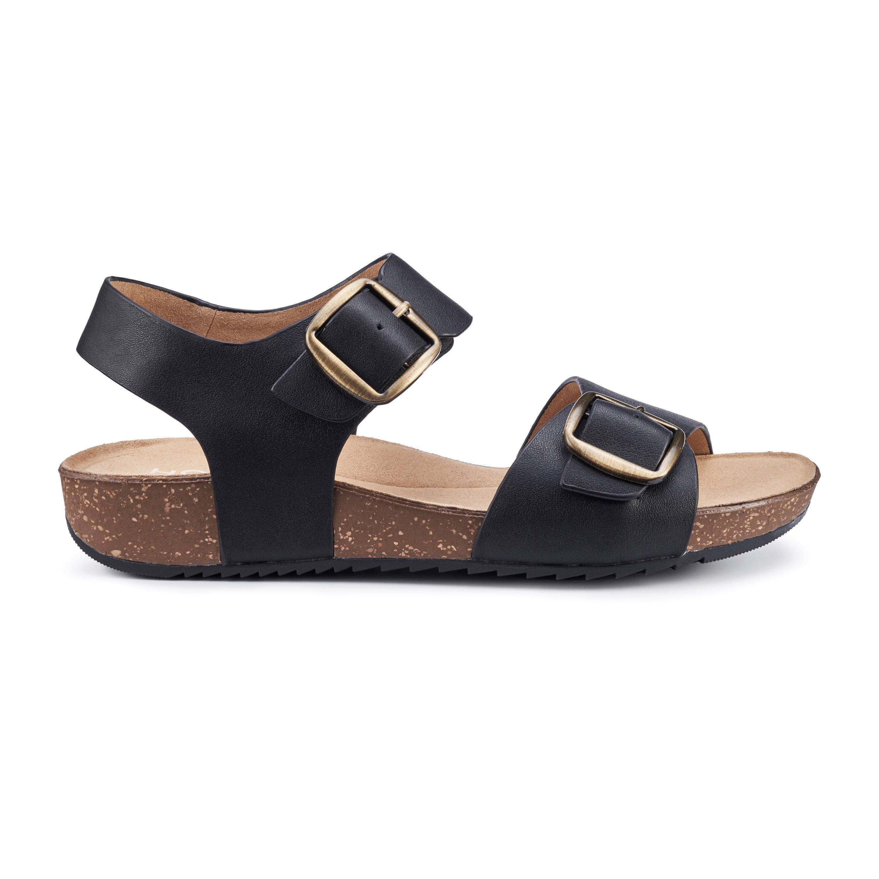 Hotter Women's Tourist Ii Standard Fit Sandals - Black - 9 (43)