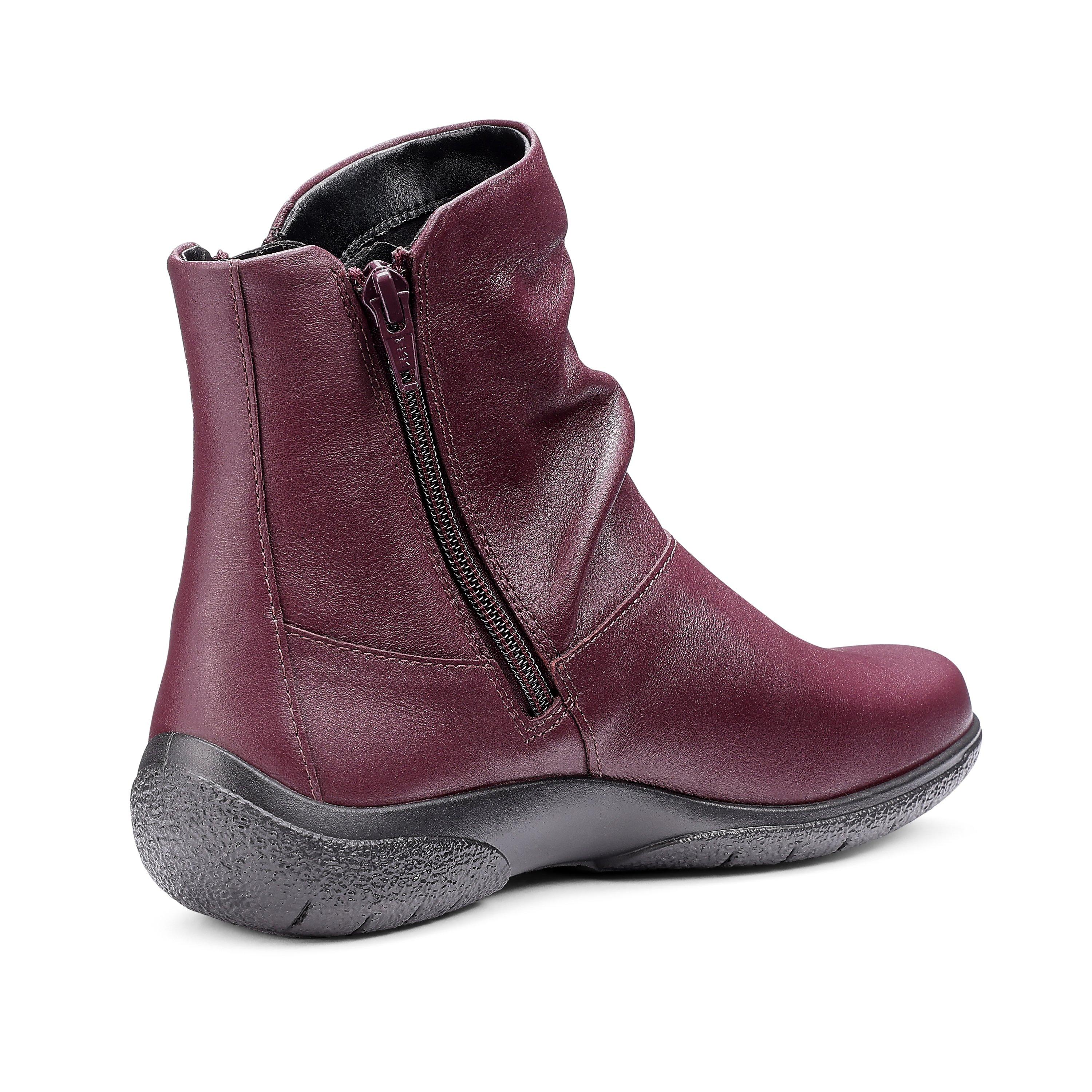 Dark Cherry - Hotter - Whisper Ankle Boots Standard Fit - 4