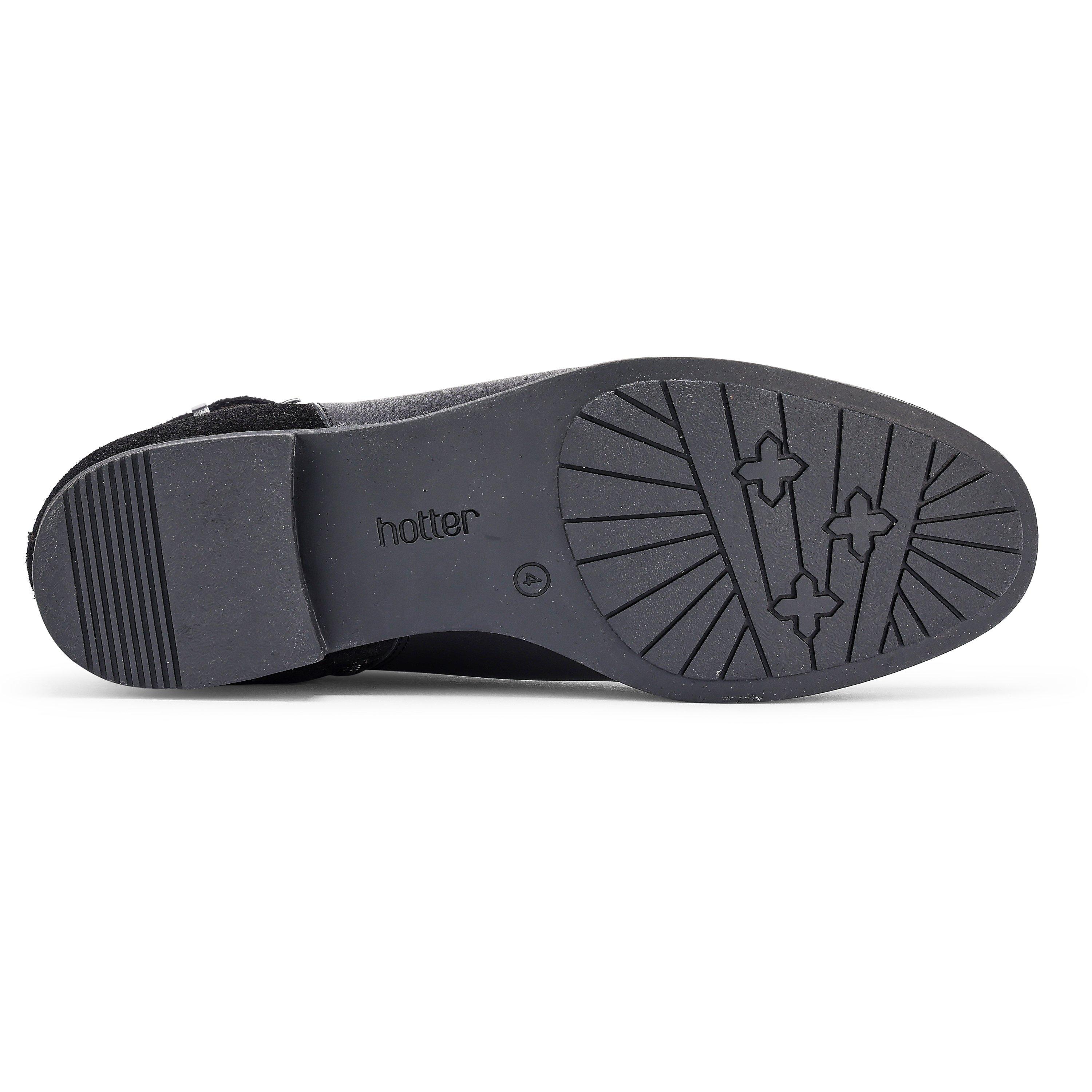 Black-Lizard - Hotter - Haydock Ankle Boots Standard Fit - 5