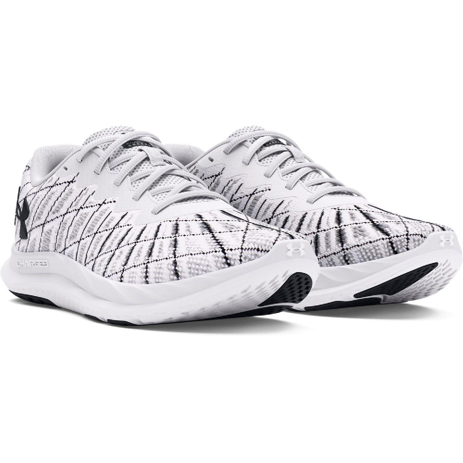 White - Under Armour - Charged Breeze 2 Running Shoes - 3