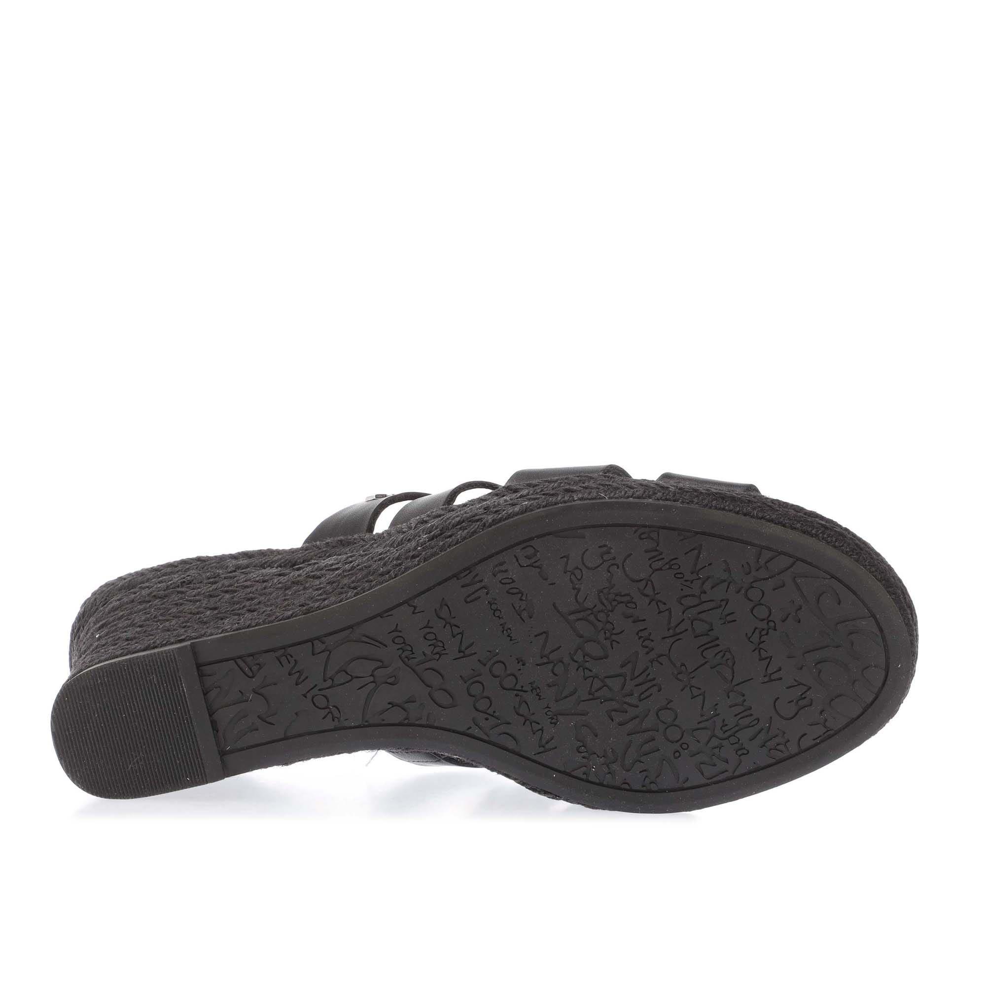 Black - DKNY - Cintera Wedge Sandals - 4