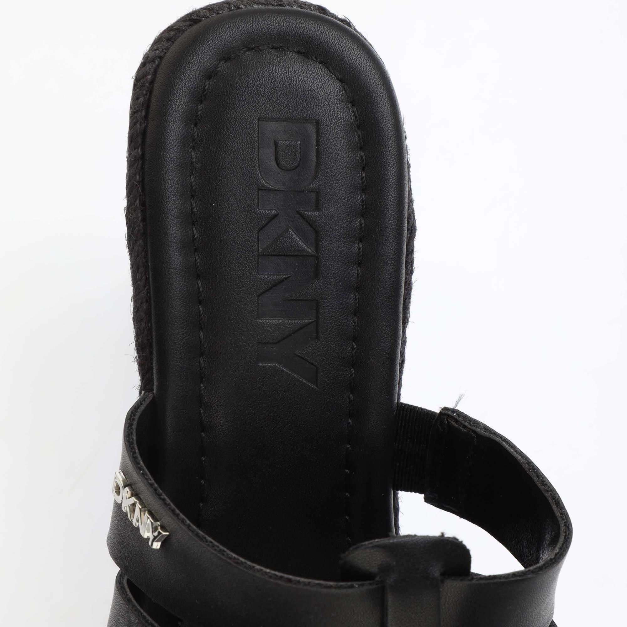 Black - DKNY - Cintera Wedge Sandals - 6