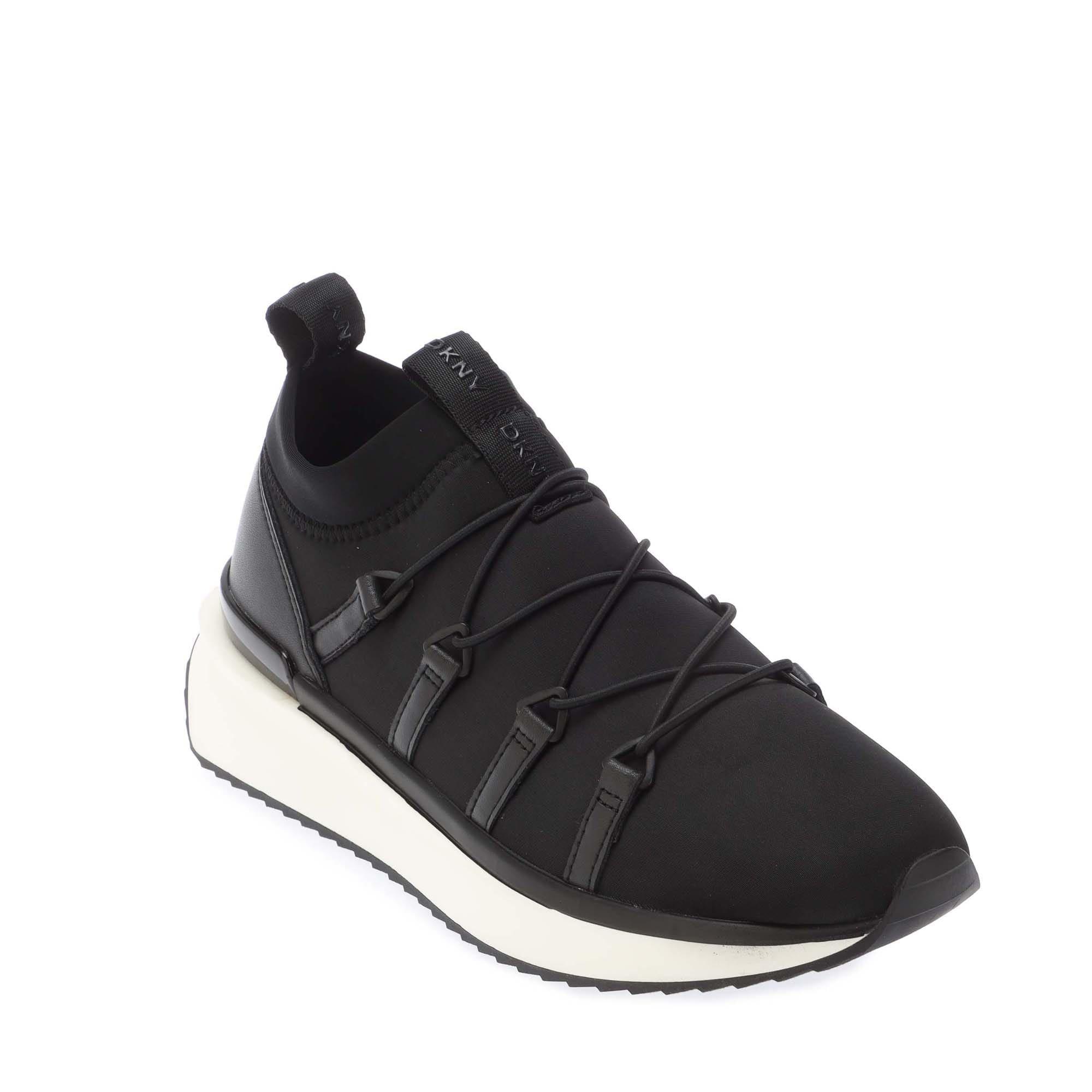 Black - DKNY - Aiza Slip On Trainers - 2