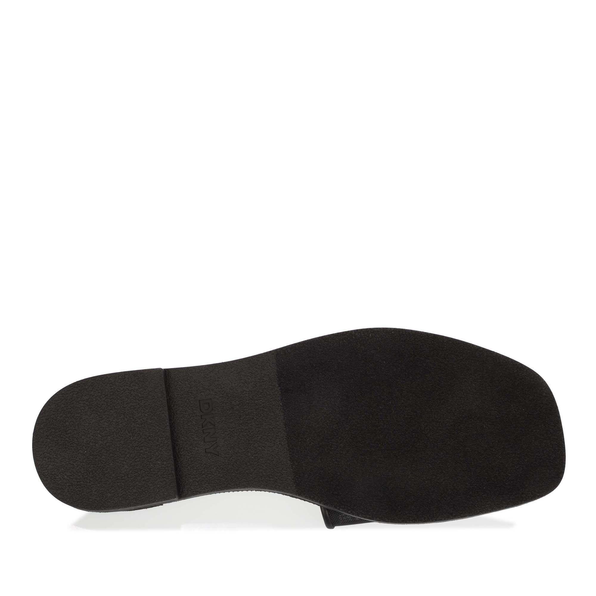 Black - DKNY - Badin Logo Flat Sandals - 3