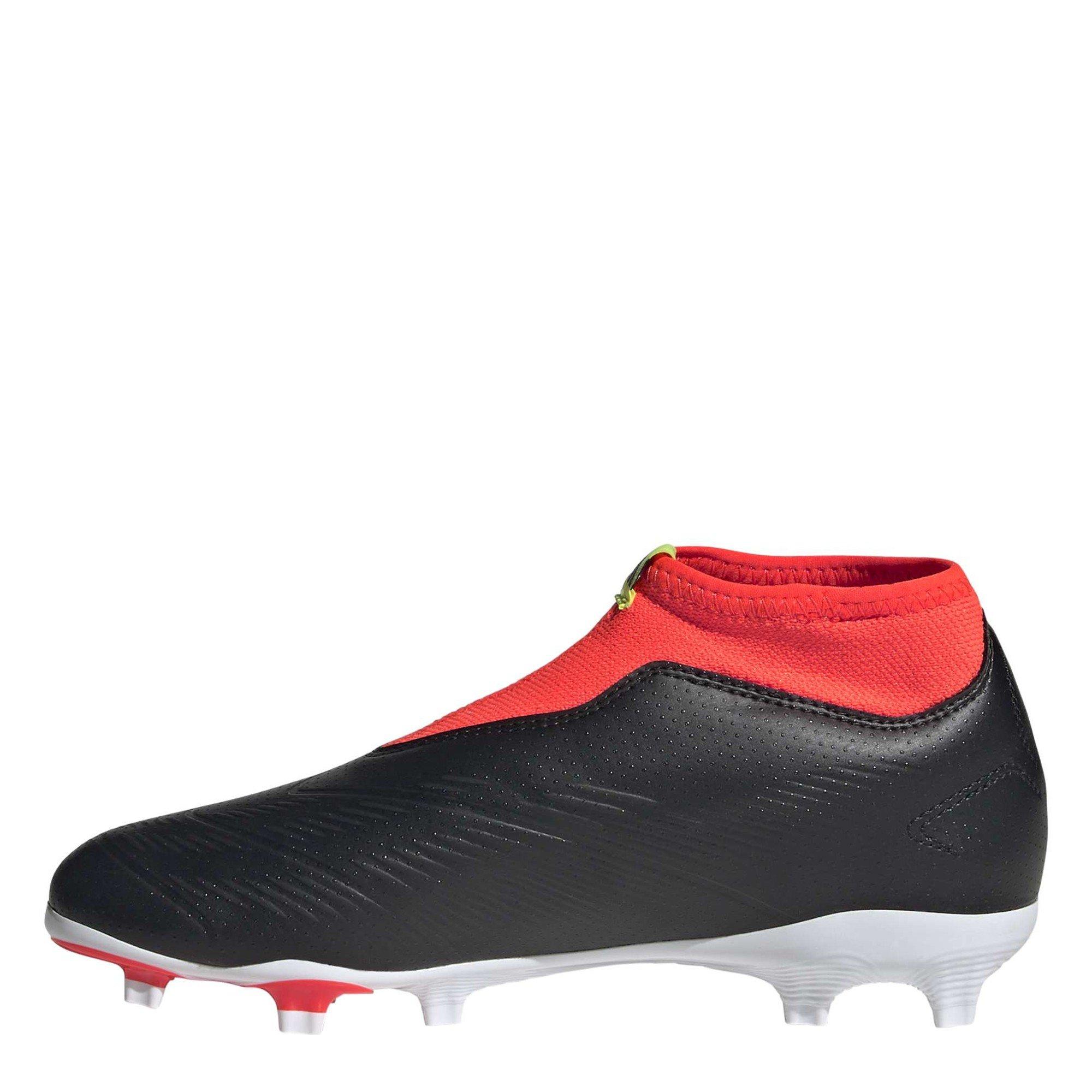 Black-White - adidas - Predator League Laceless FG Football Boots - 2