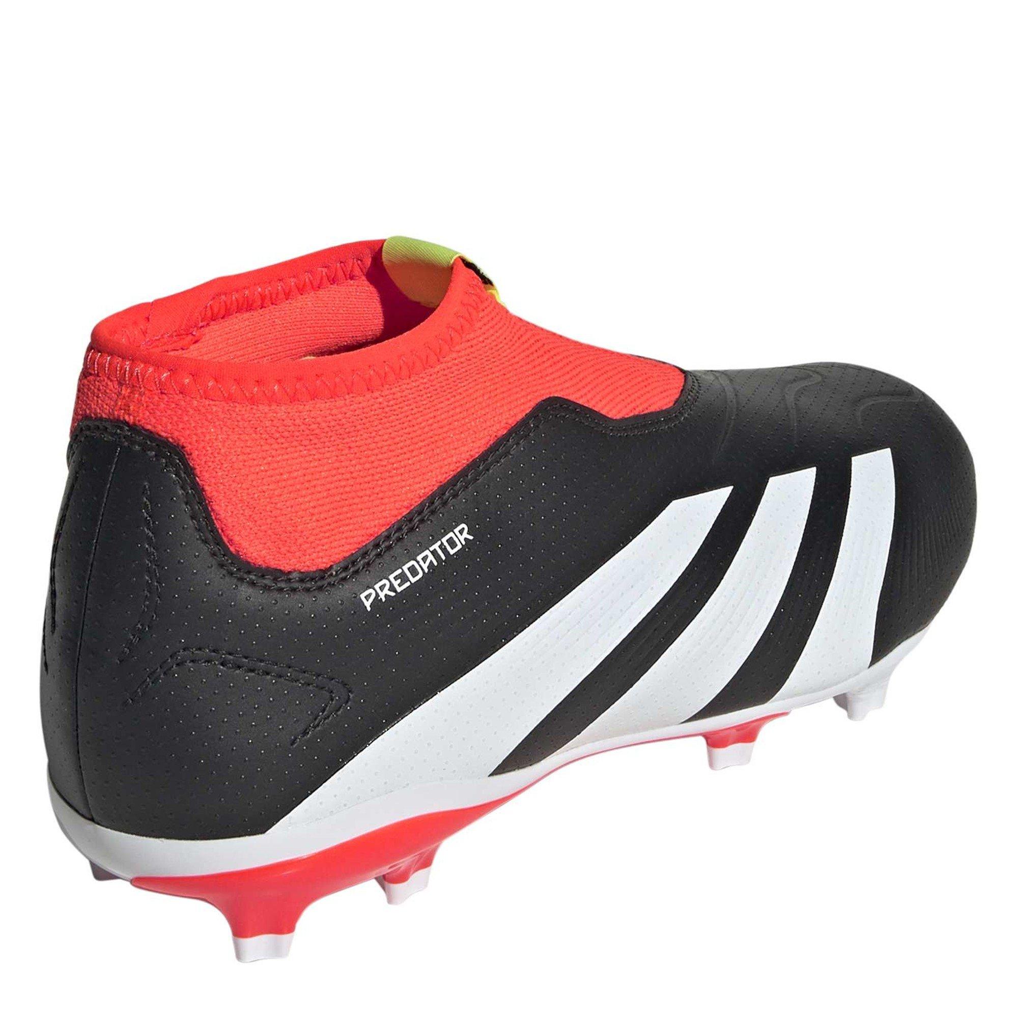 Black-White - adidas - Predator League Laceless FG Football Boots - 4
