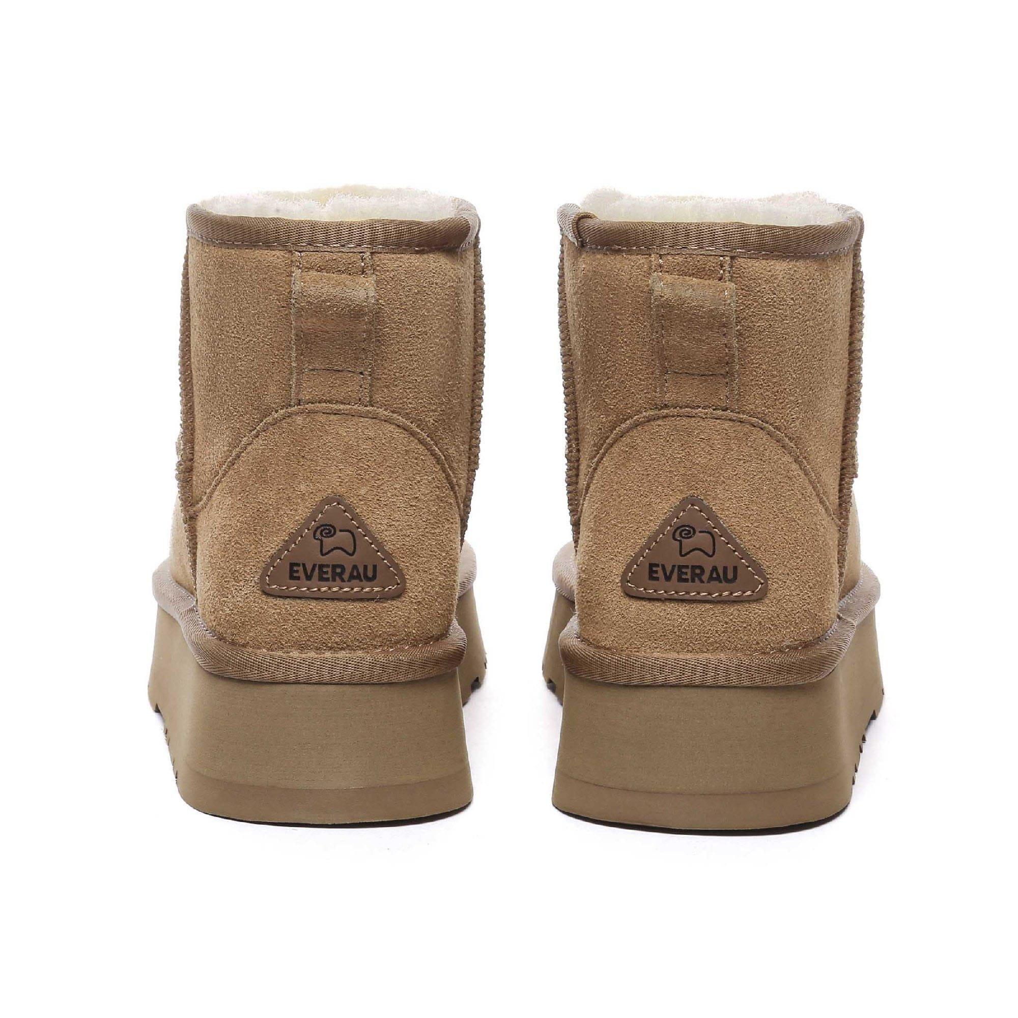 Chestnut - EverAu - Dusky Mini Classic Platform Boots - 5