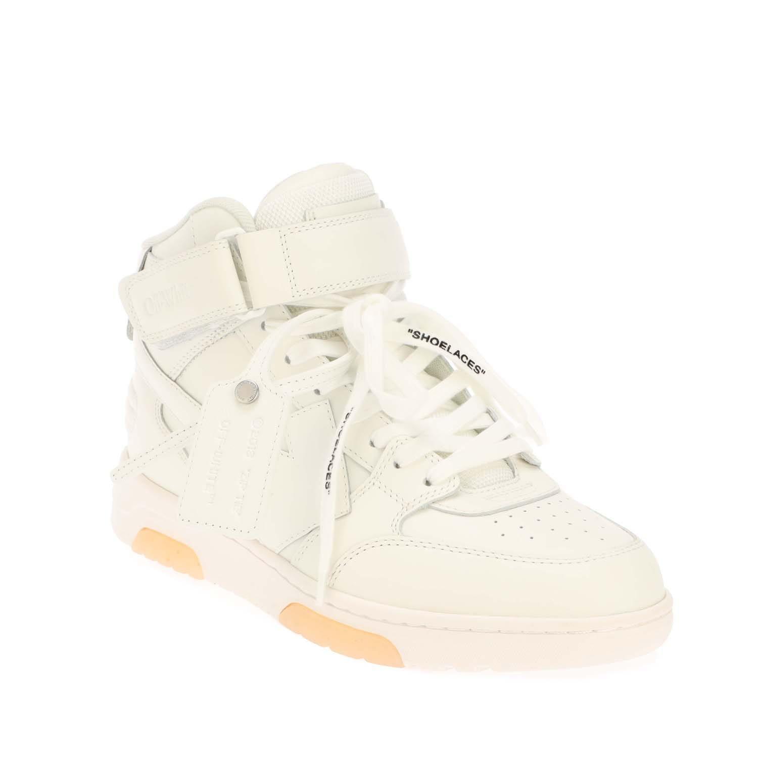 White - Off White - Out of Office Mid Top Trainers - 2
