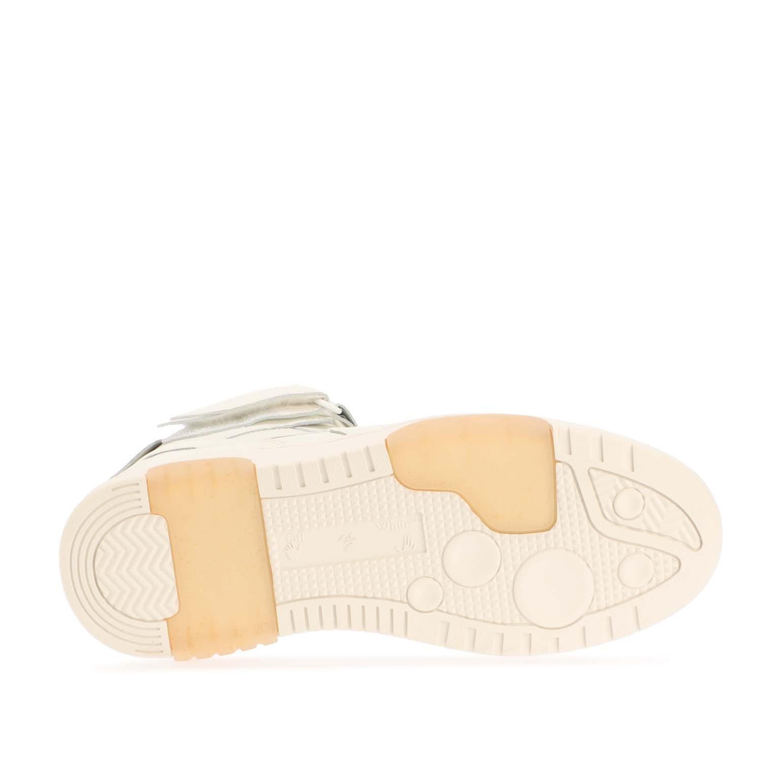 White - Off White - Out of Office Mid Top Trainers - 5