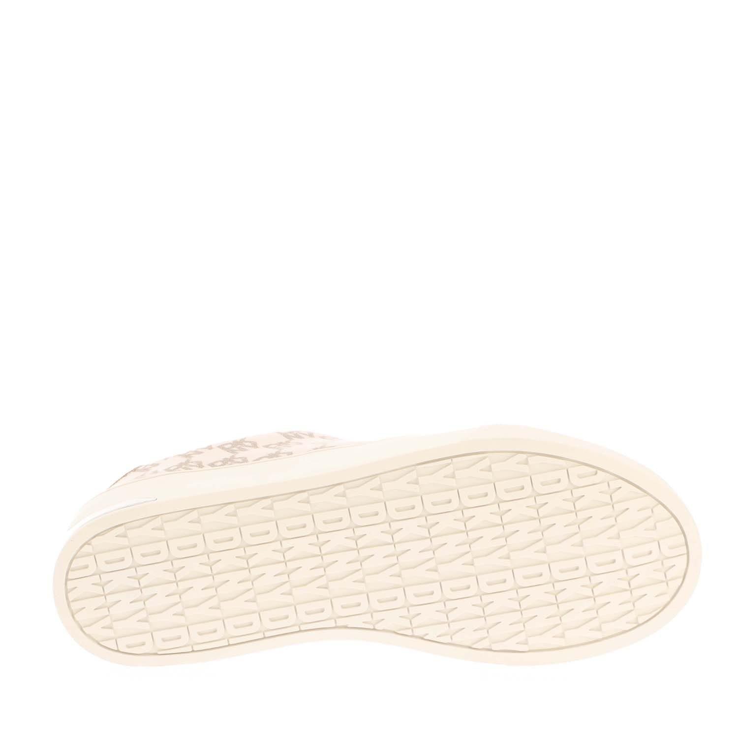 White - DKNY - York Lace Up Trainers - 4