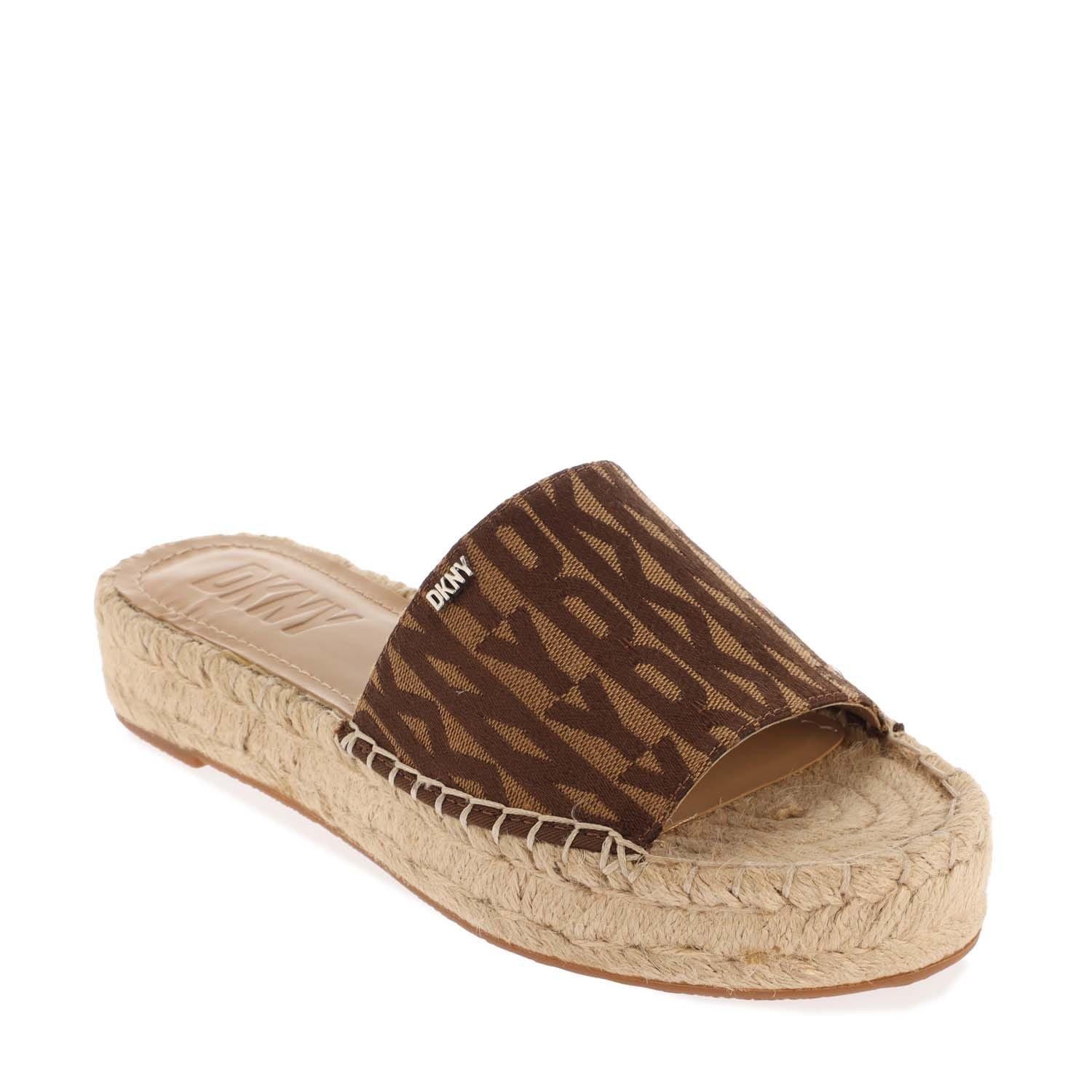 Brown - DKNY - Camillo Platform Slider Sandal - 2