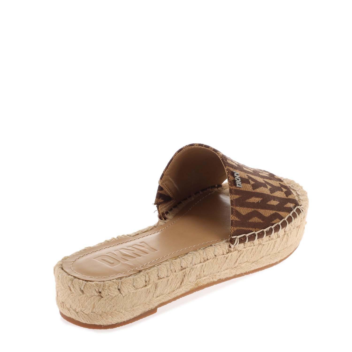 Brown - DKNY - Camillo Platform Slider Sandal - 3