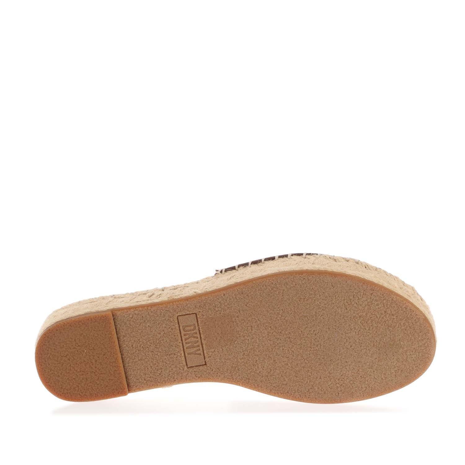 Brown - DKNY - Camillo Platform Slider Sandal - 4