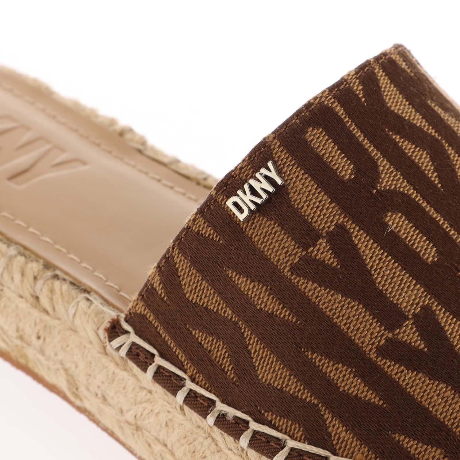 Brown - DKNY - Camillo Platform Slider Sandal - 5