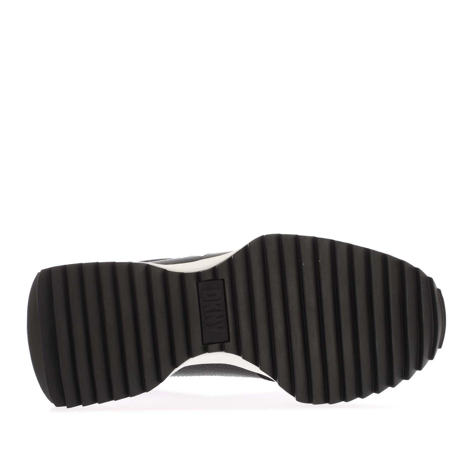 Black-White - DKNY - Nivens Lace Up Trainers - 4