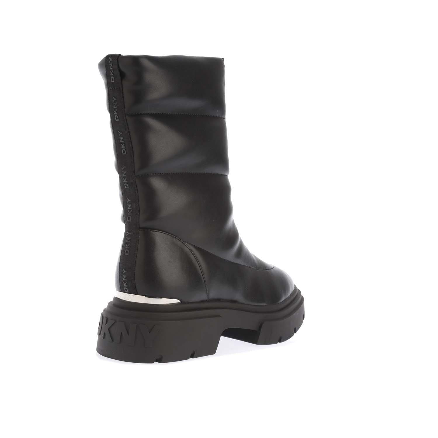 Black - DKNY - Fiza Zip Up Winter Boots - 3