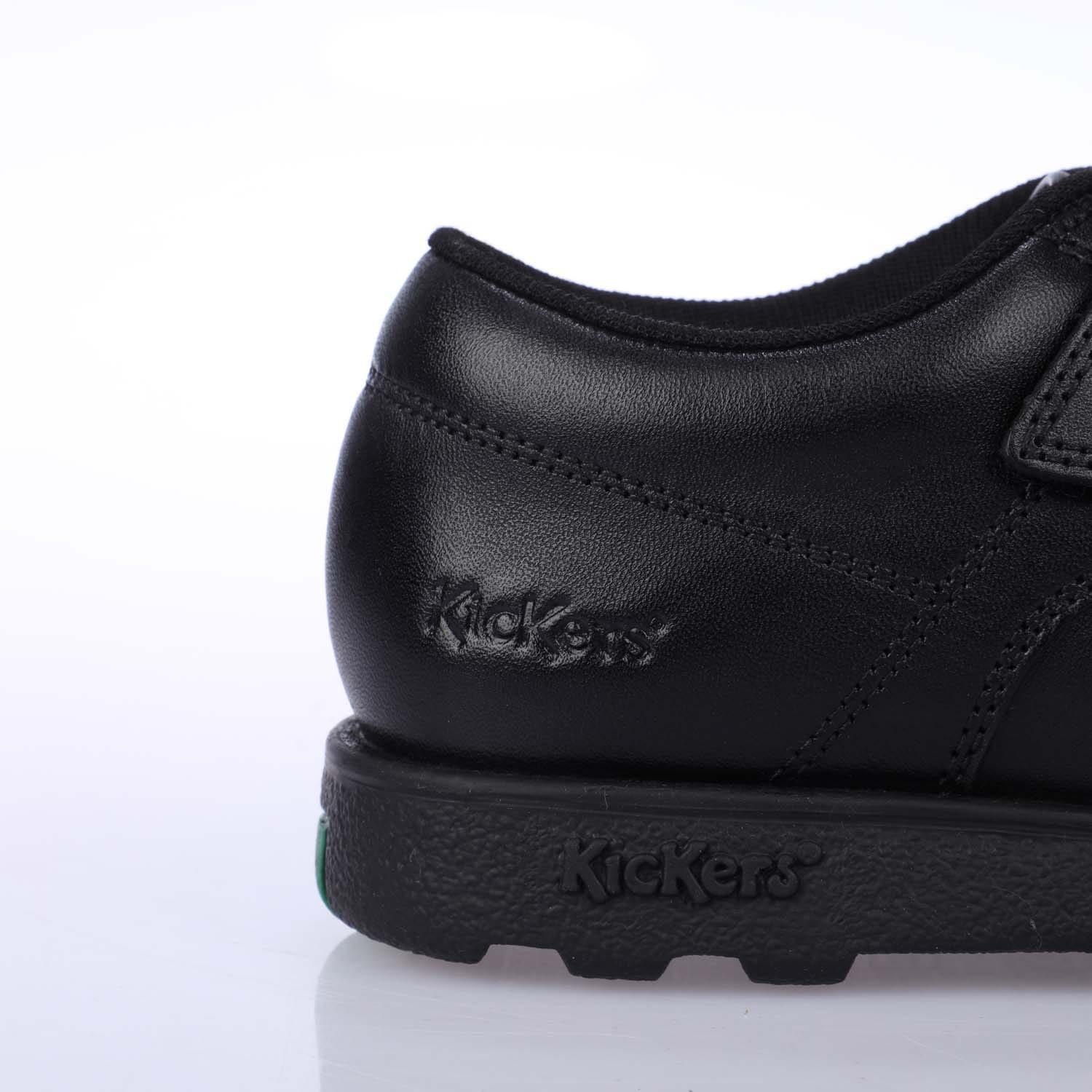 Black - Kickers - Fragma Lo Strap Leather Shoes - 6