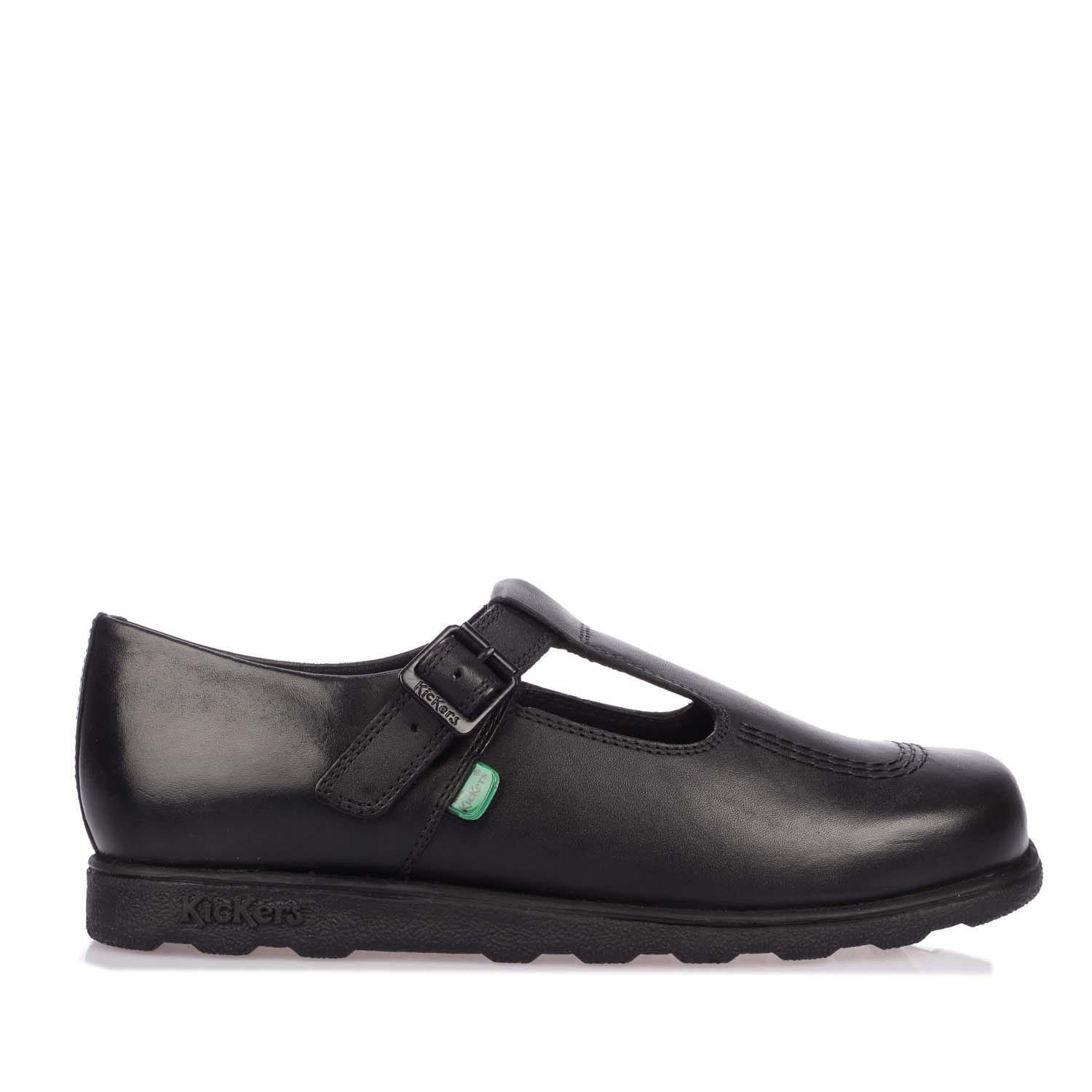 Black - Kickers - Fragma T-Buckle Shoe - 1