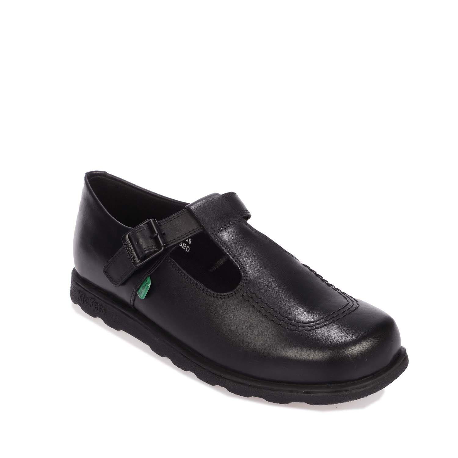 Black - Kickers - Fragma T-Buckle Shoe - 2