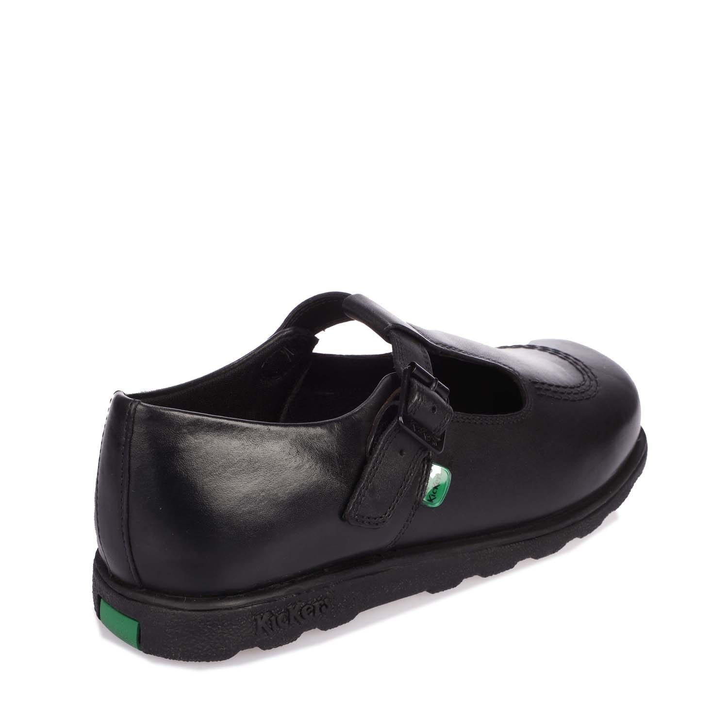 Black - Kickers - Fragma T-Buckle Shoe - 3