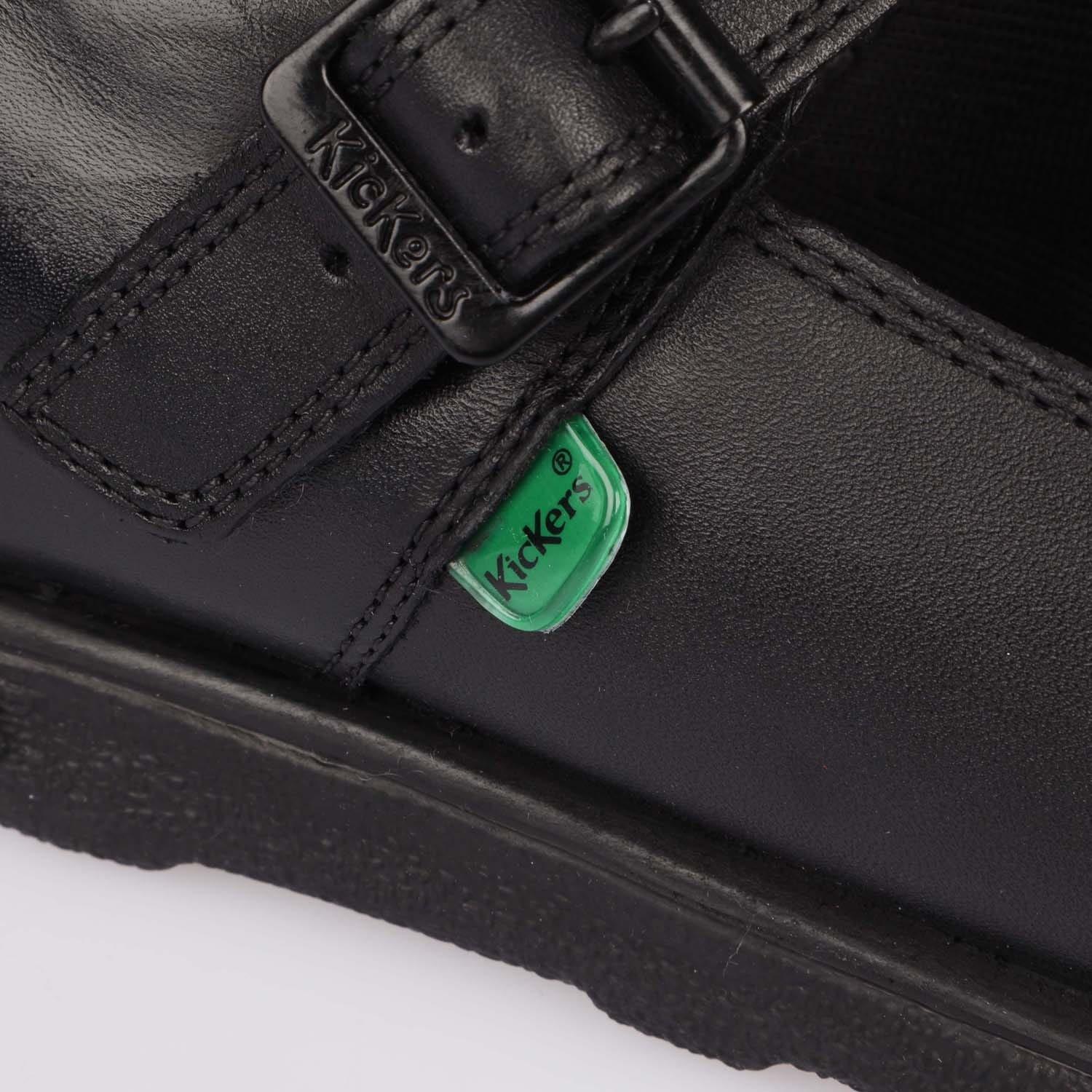 Black - Kickers - Fragma T-Buckle Shoe - 5