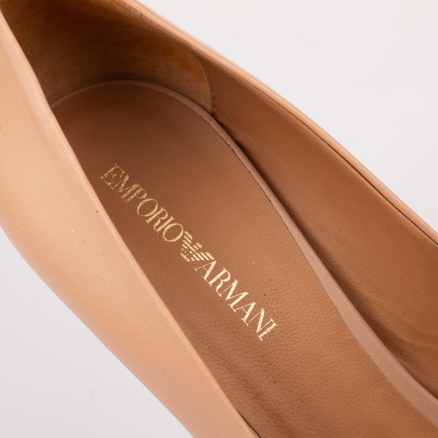 Beige - Emporio Armani - Stiletto Heels - 5