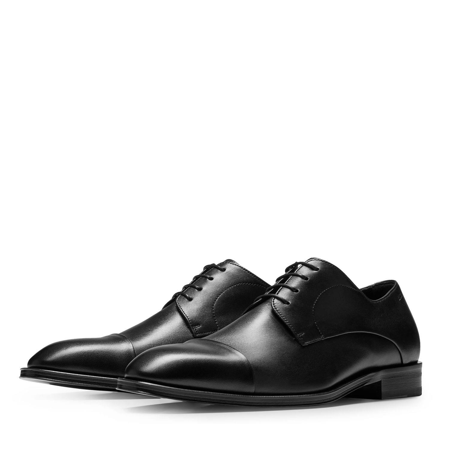 Black - Boss - Derrek Derby Shoes - 3