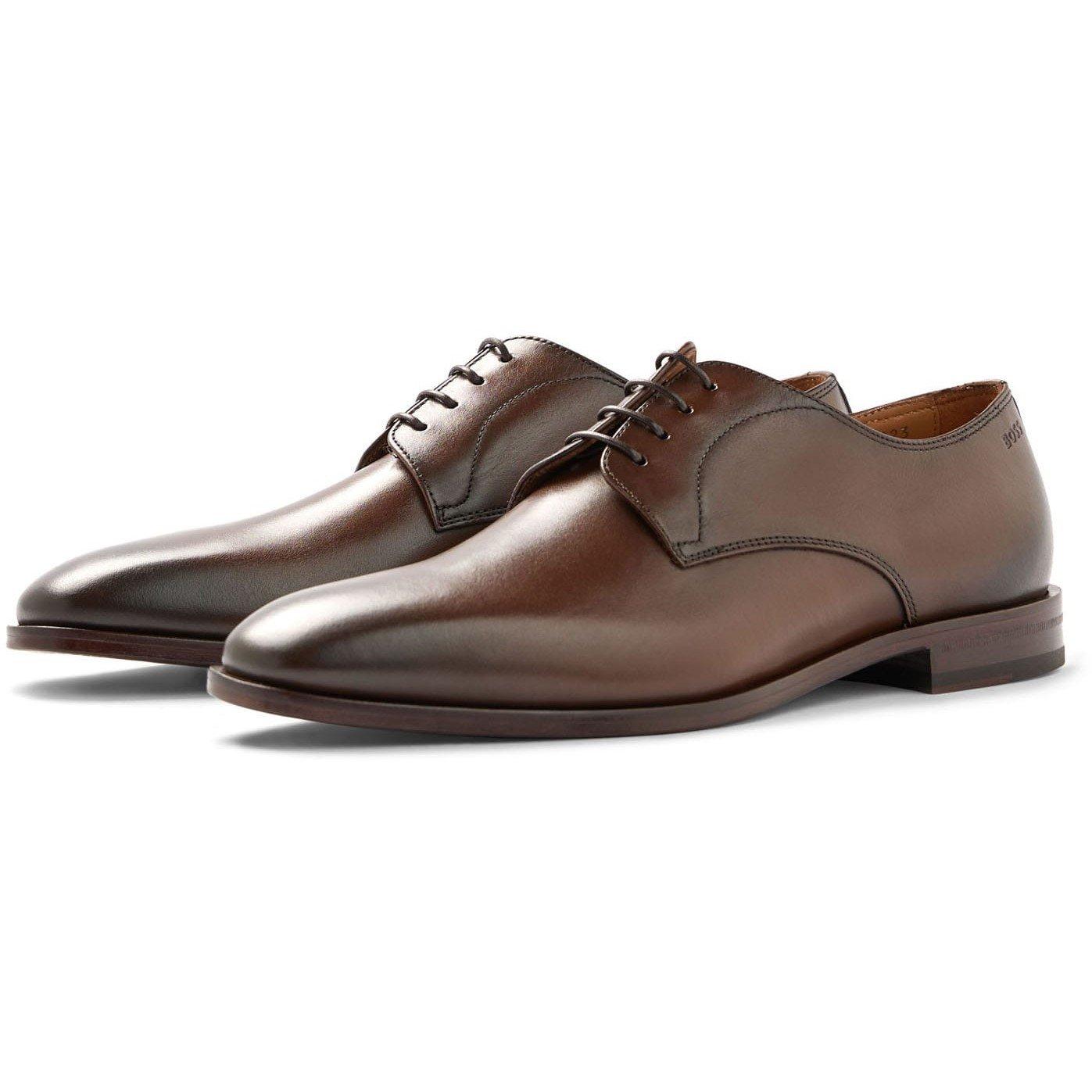 Brown - Boss - Lisbon Derby Shoes - 4
