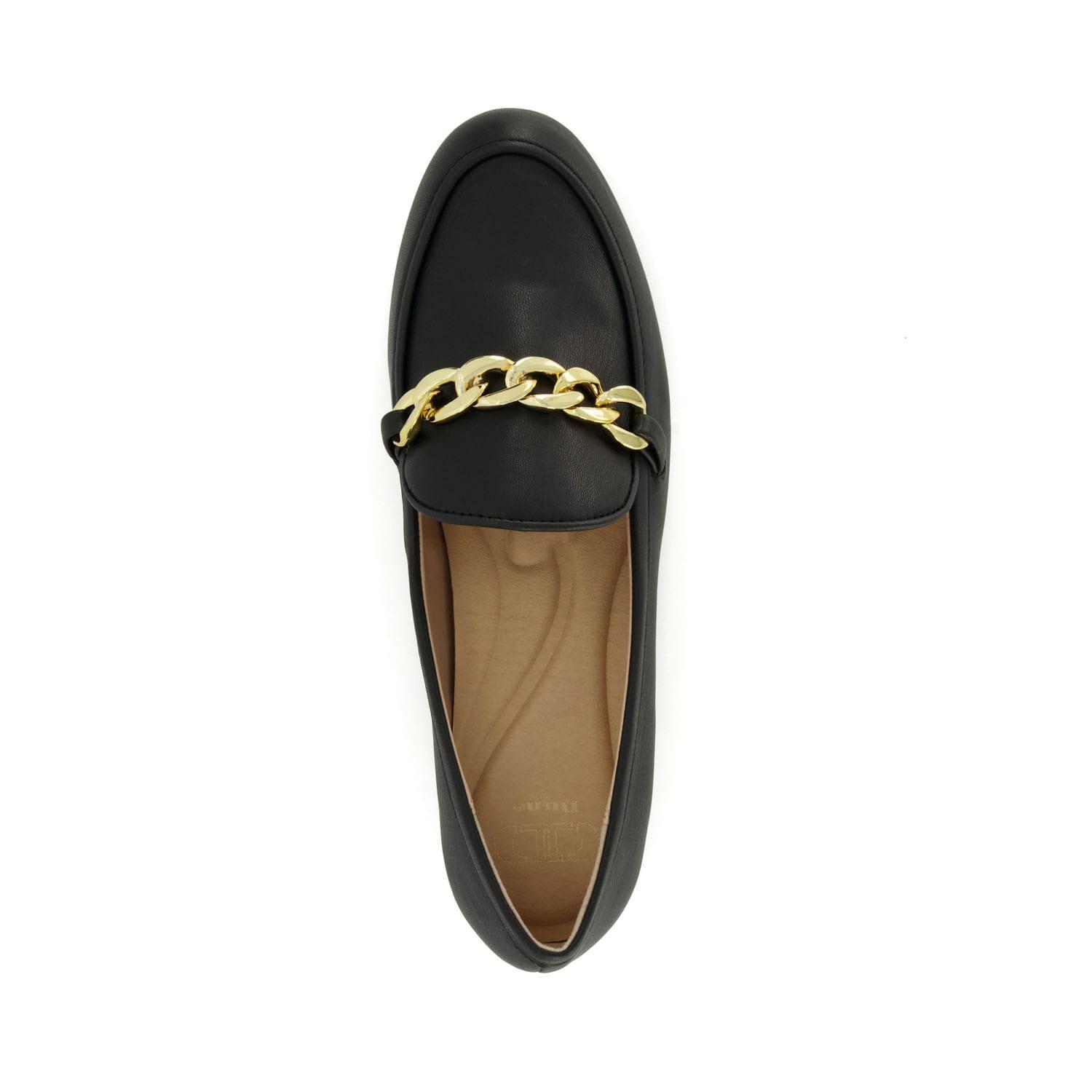 Black - Dune London - Gaiia Chain Detail Loafers - 3