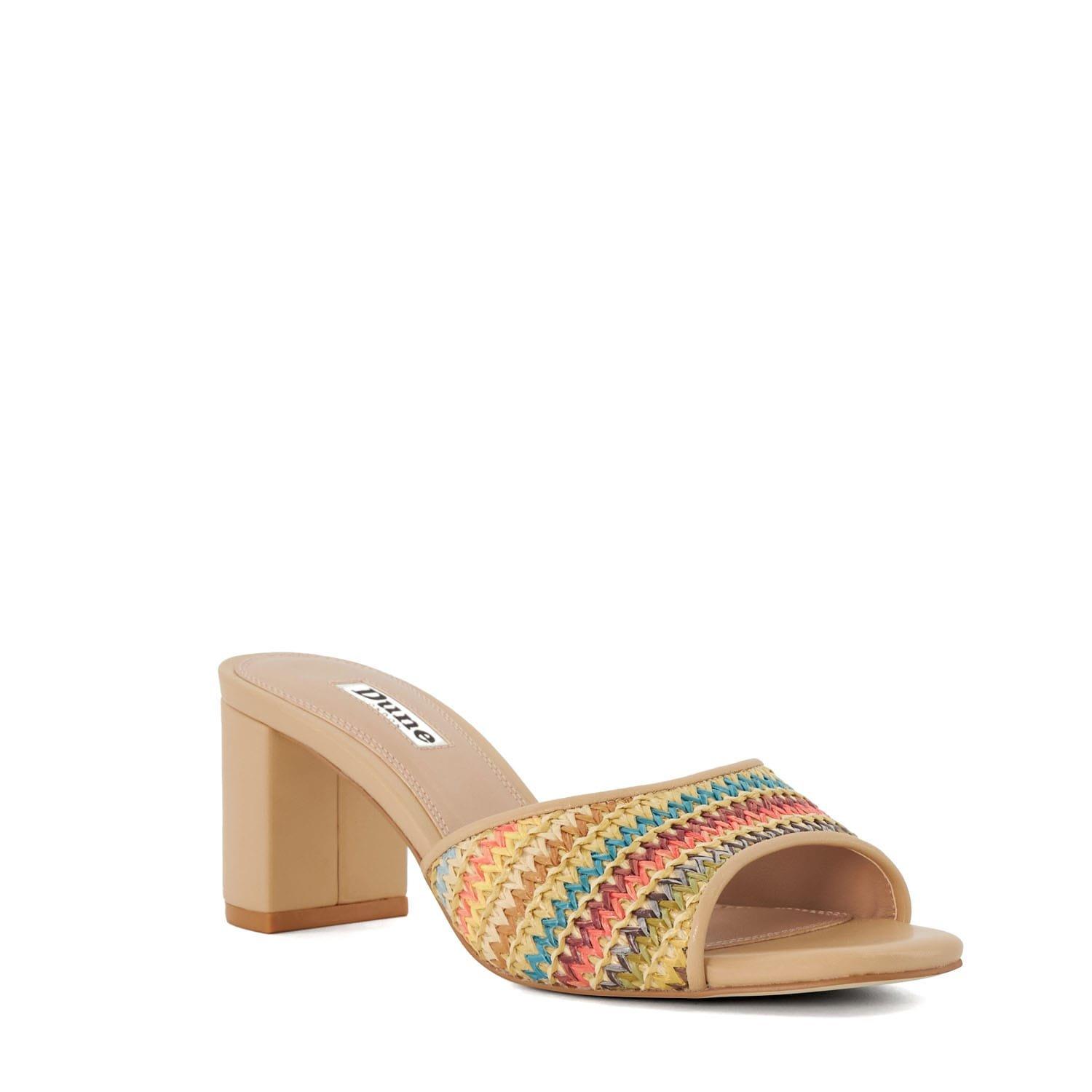 Multi Colour - Dune London - Multicolour Rainbow Crochet Mule Sandals - 2